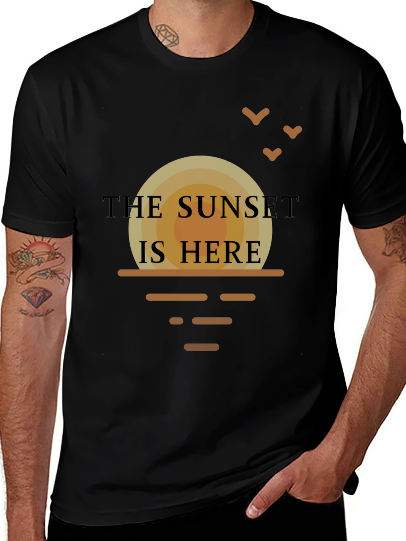 Sunset Graphic T-Shirt - Relaxed Fit