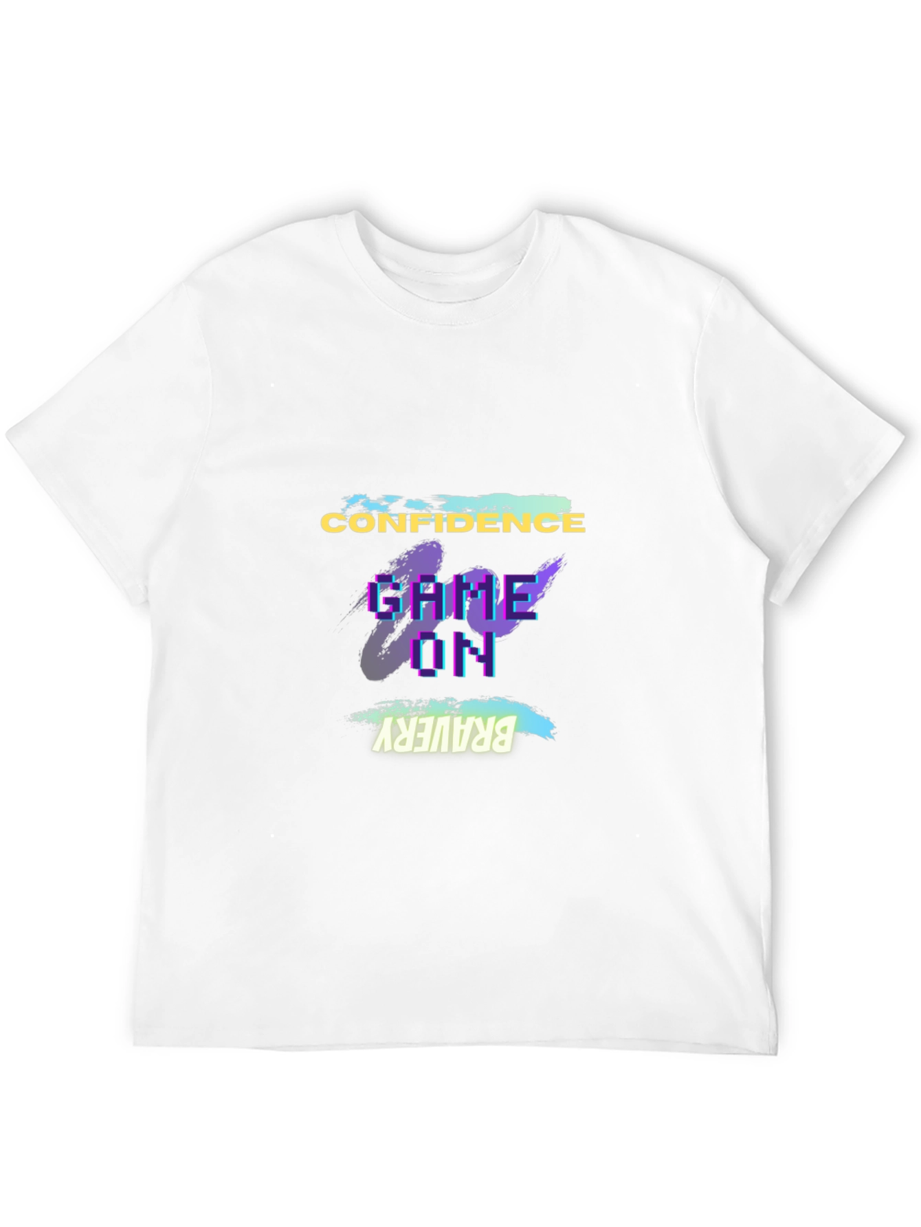 Confidence Game On Bravery Black T-Shirt