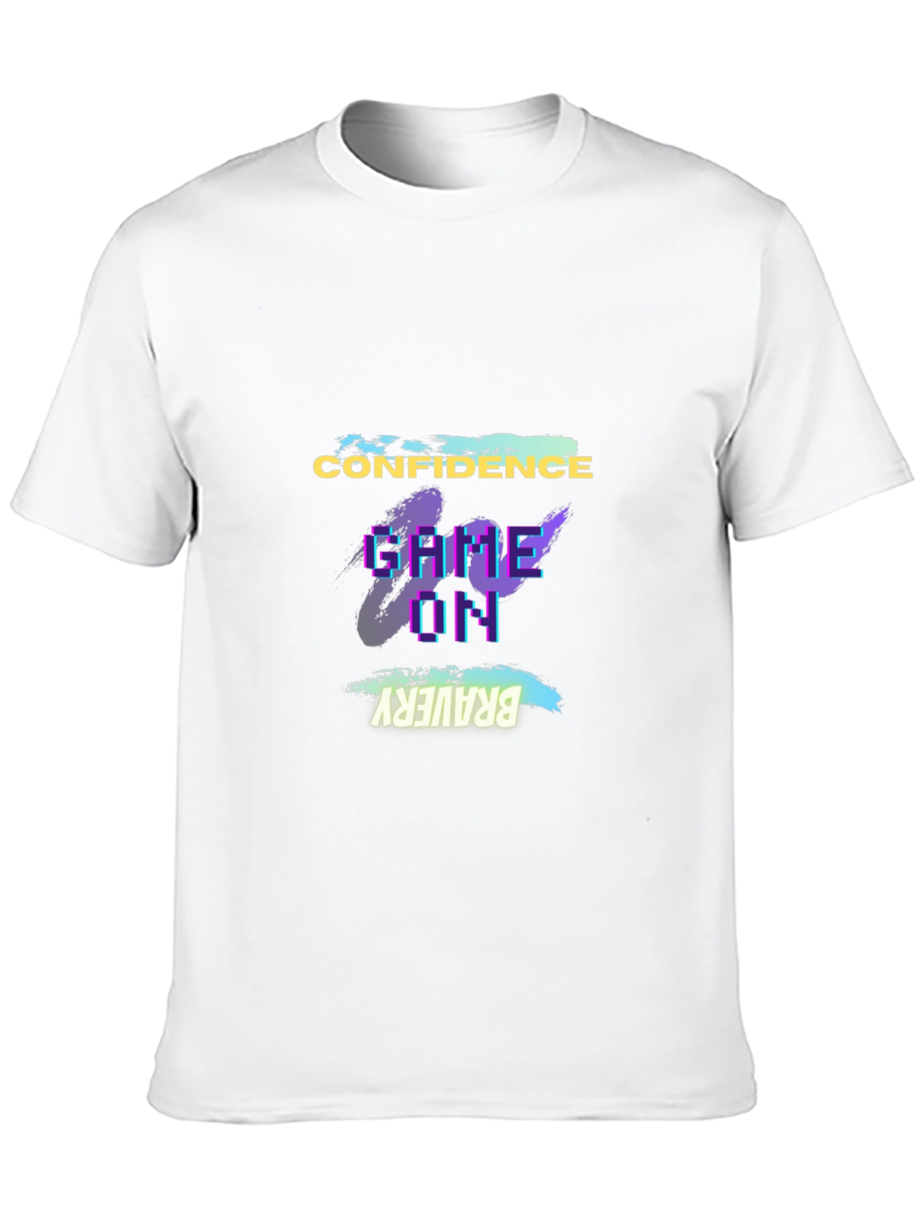 Confidence Game On Bravery Black T-Shirt