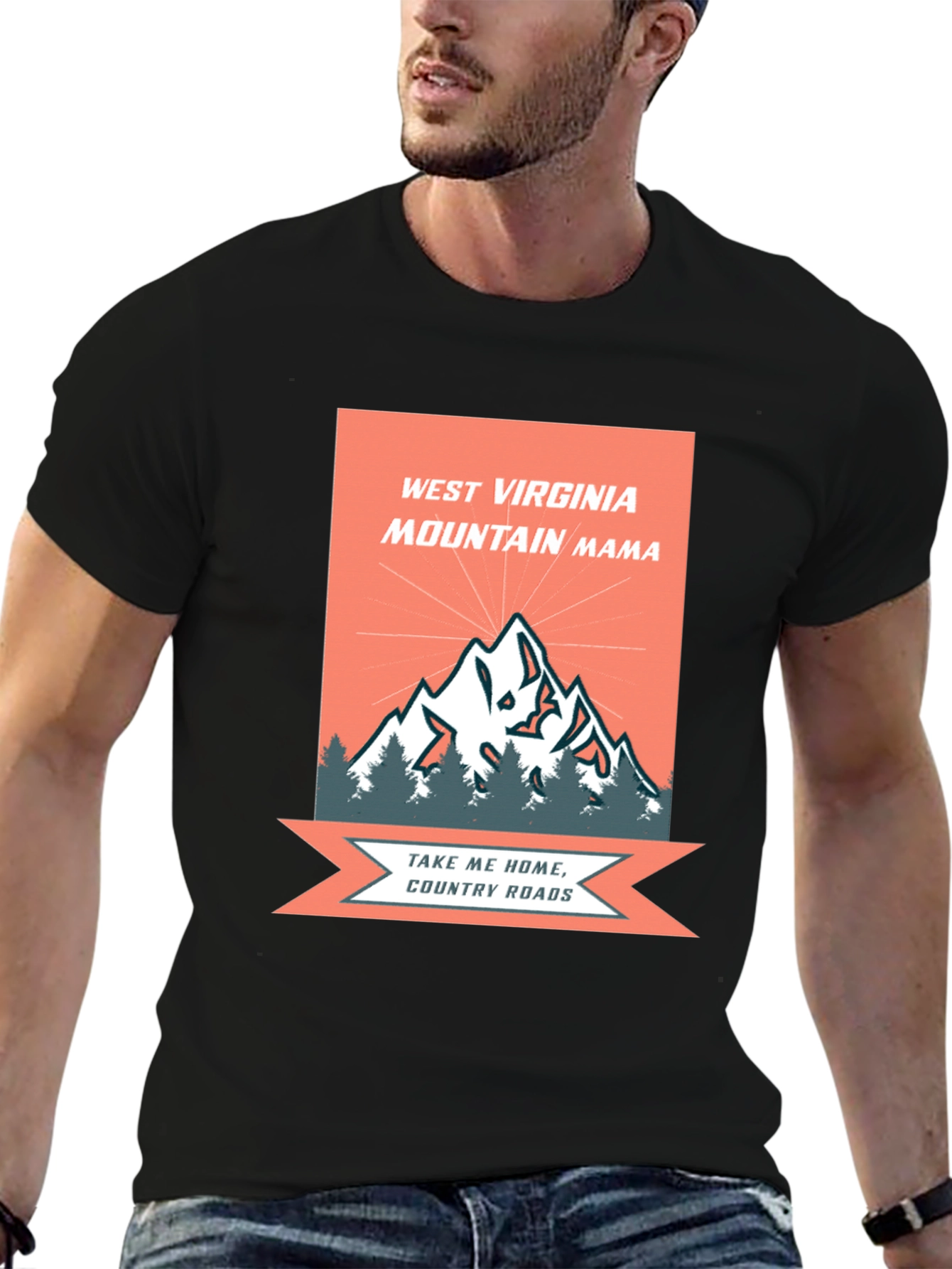 West Virginia Mountain Mama Graphic Tee