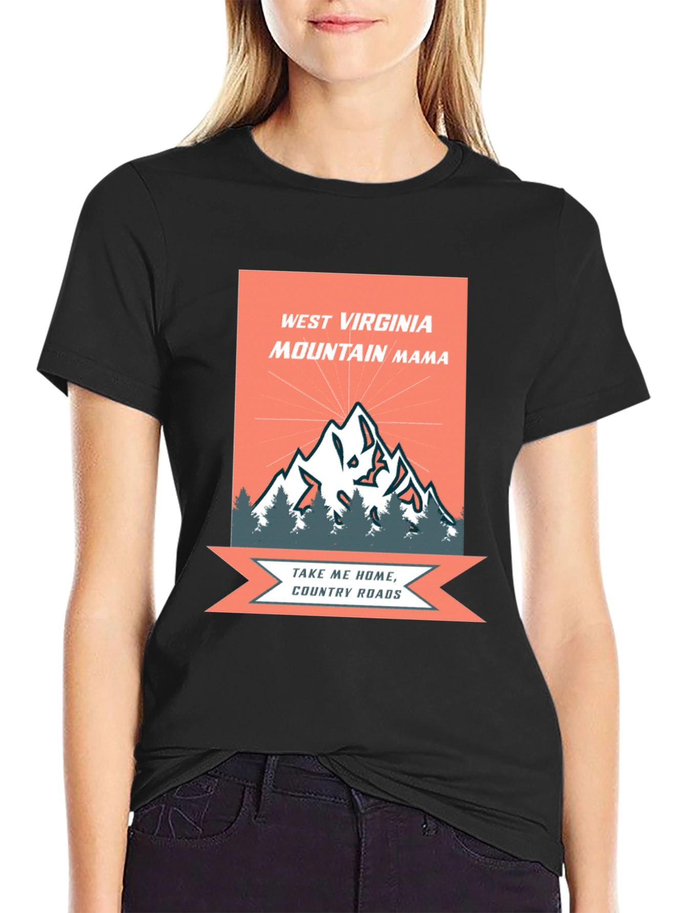 West Virginia Mountain Mama Graphic Tee