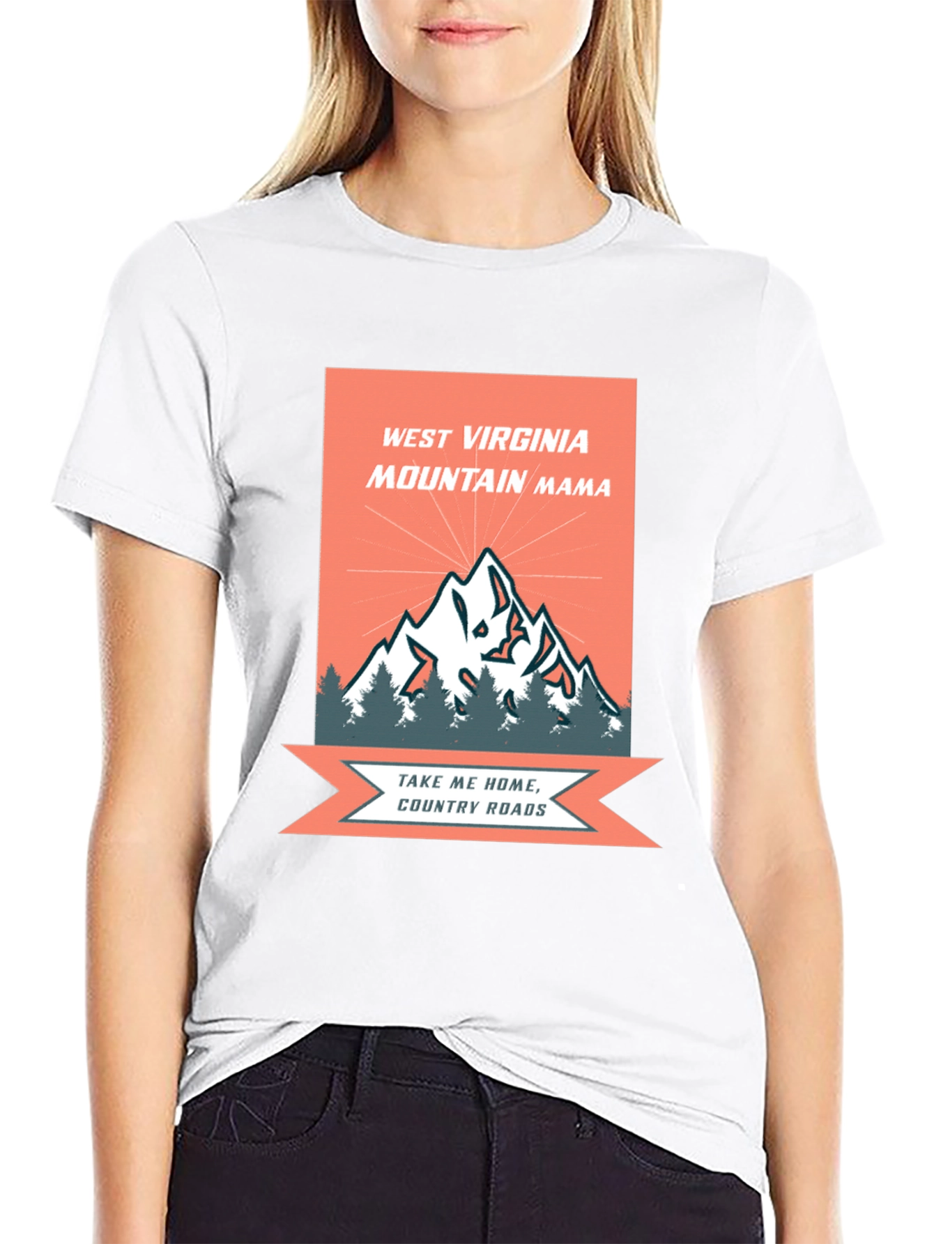 West Virginia Mountain Mama Graphic Tee