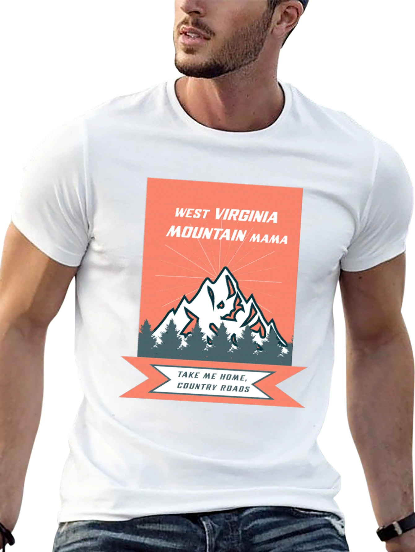 West Virginia Mountain Mama Graphic Tee