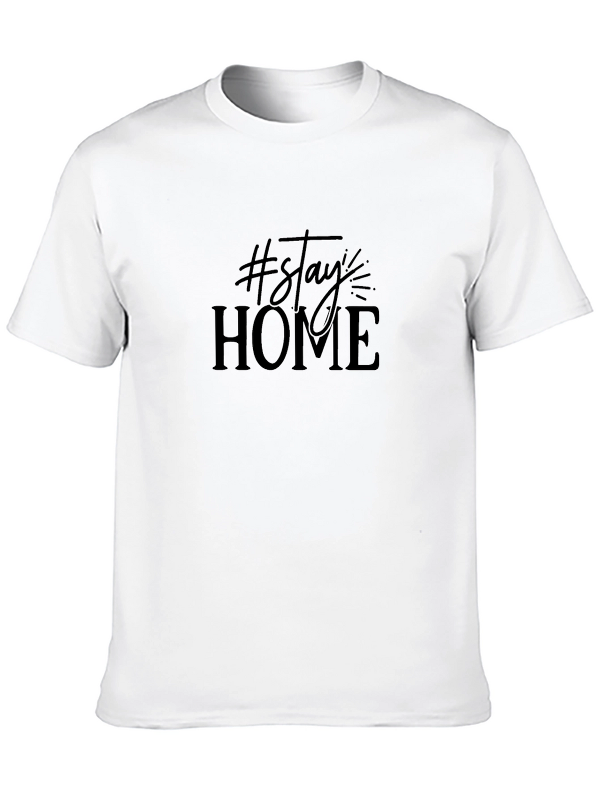 Stay Home Graphic Tee - Stylish & Comfy