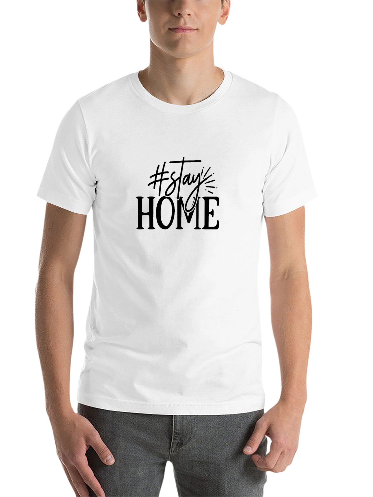 Stay Home Graphic Tee - Stylish & Comfy