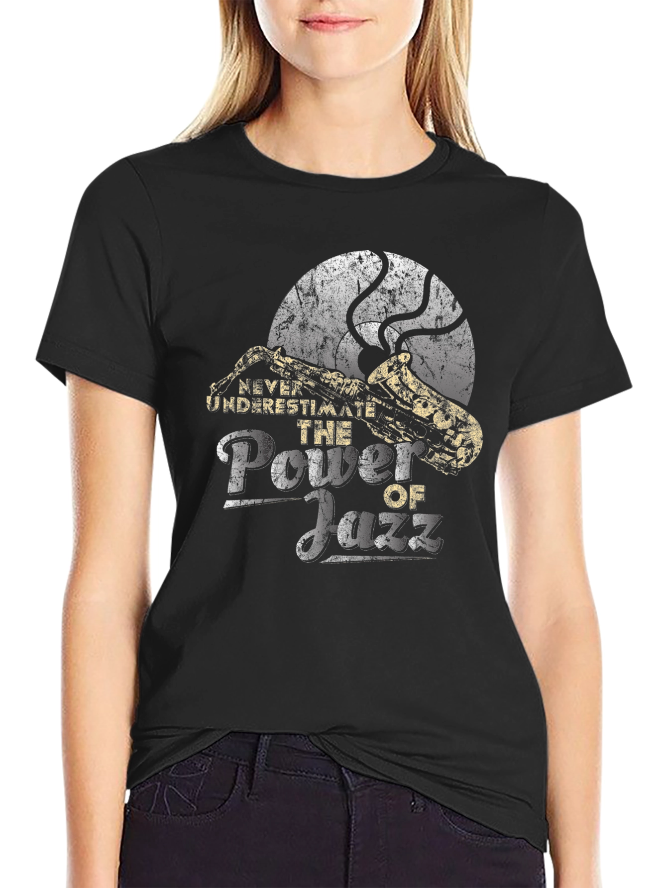 Never Underestimate the Power of Jazz T-Shirt
