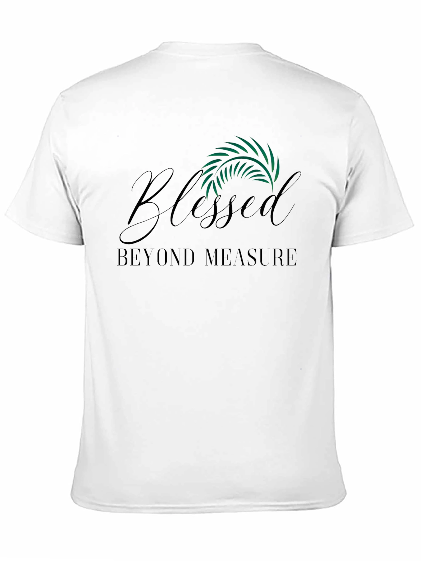 Blessed Beyond Measure Black Graphic Tee