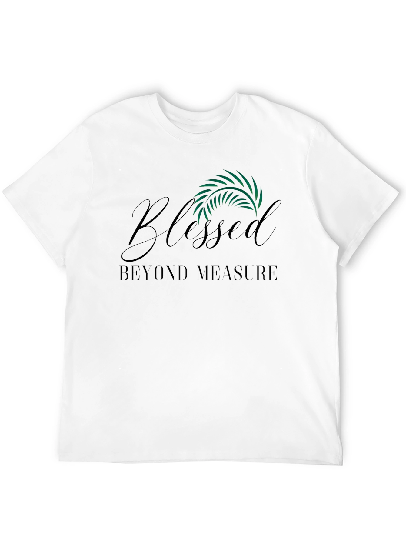 Blessed Beyond Measure Black Graphic Tee