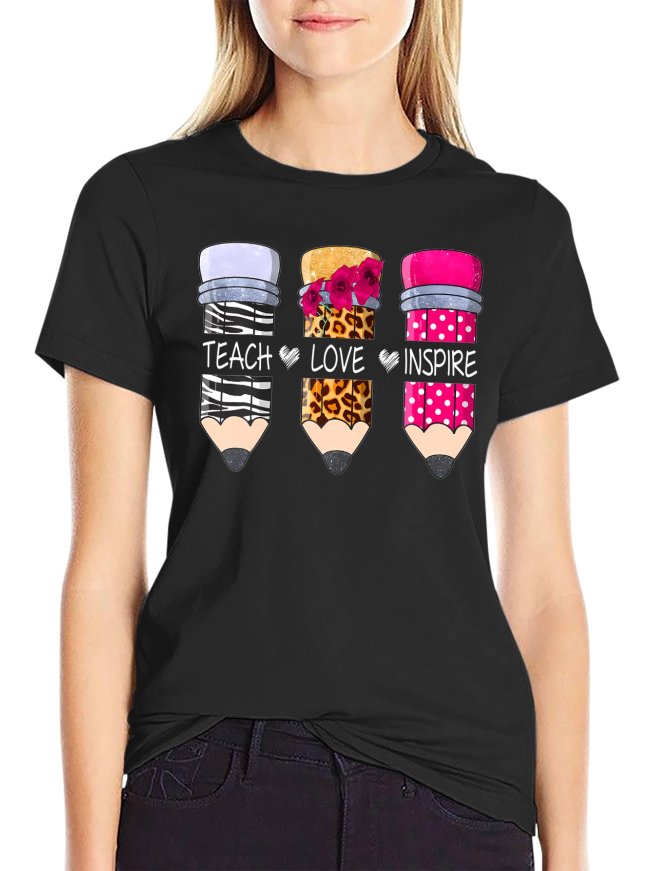Teach Love Inspire Teacher T-Shirt