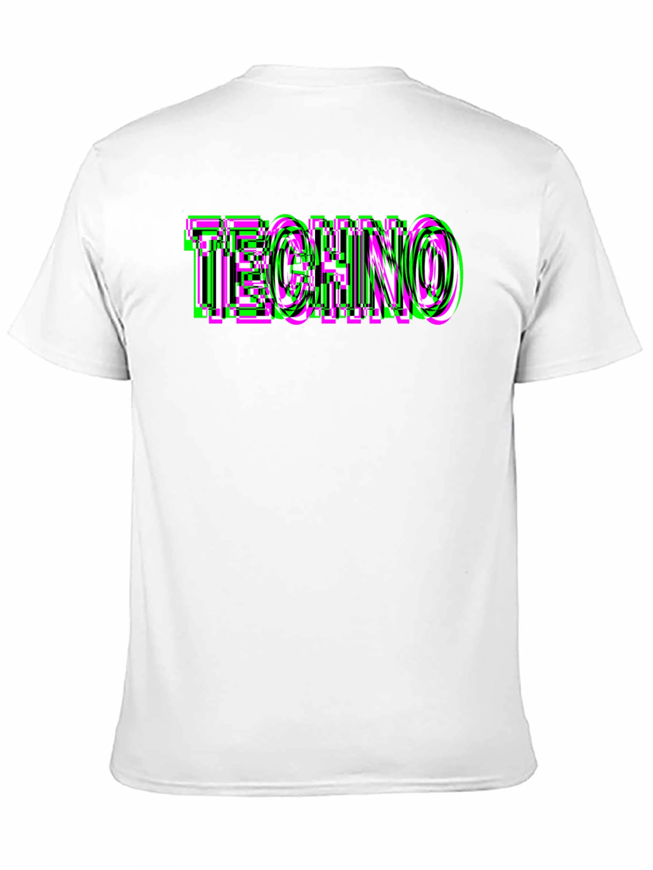 Techno Glitch Graphic Tee