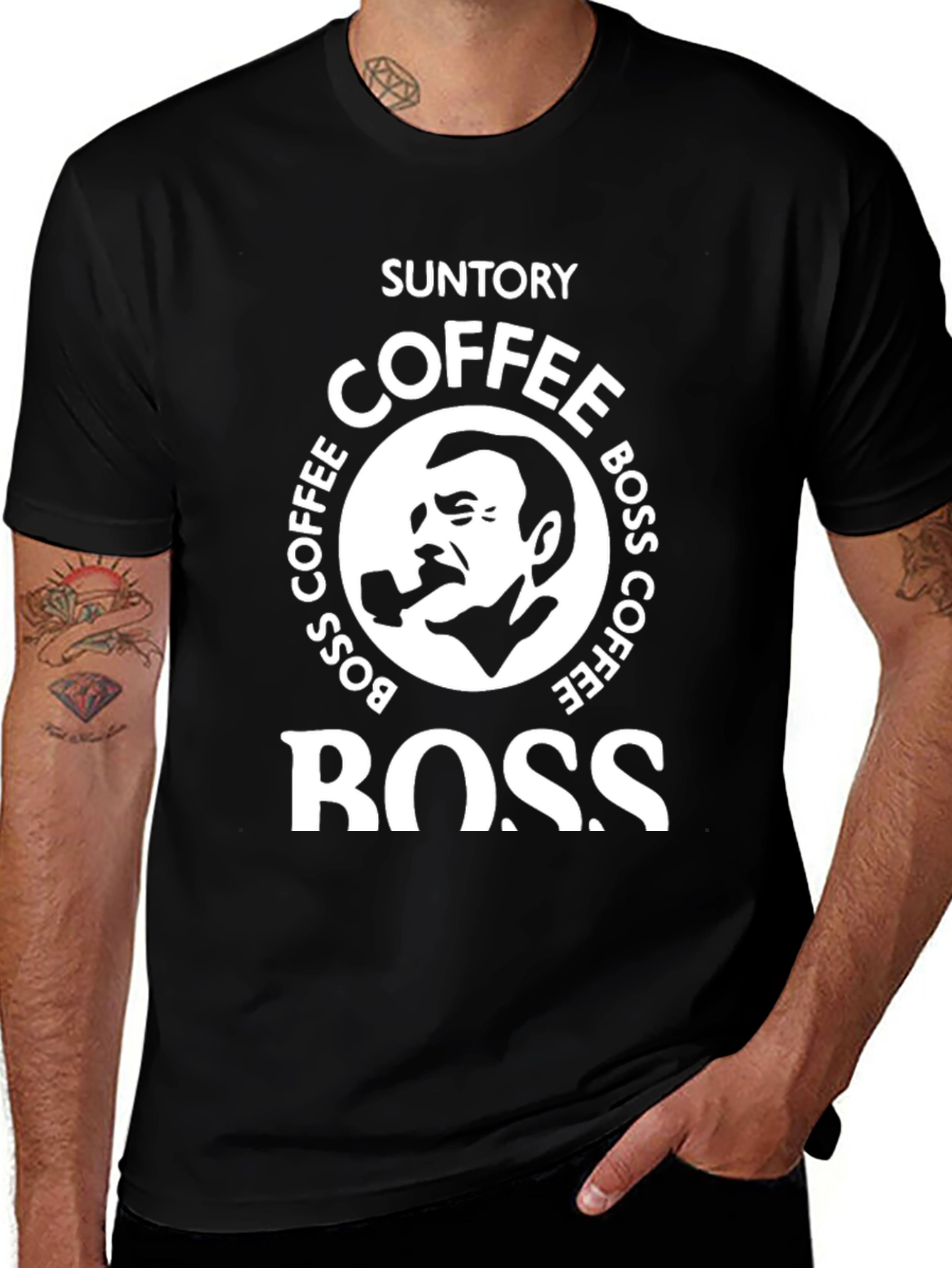 Suntory Coffee Boss Graphic T-Shirt