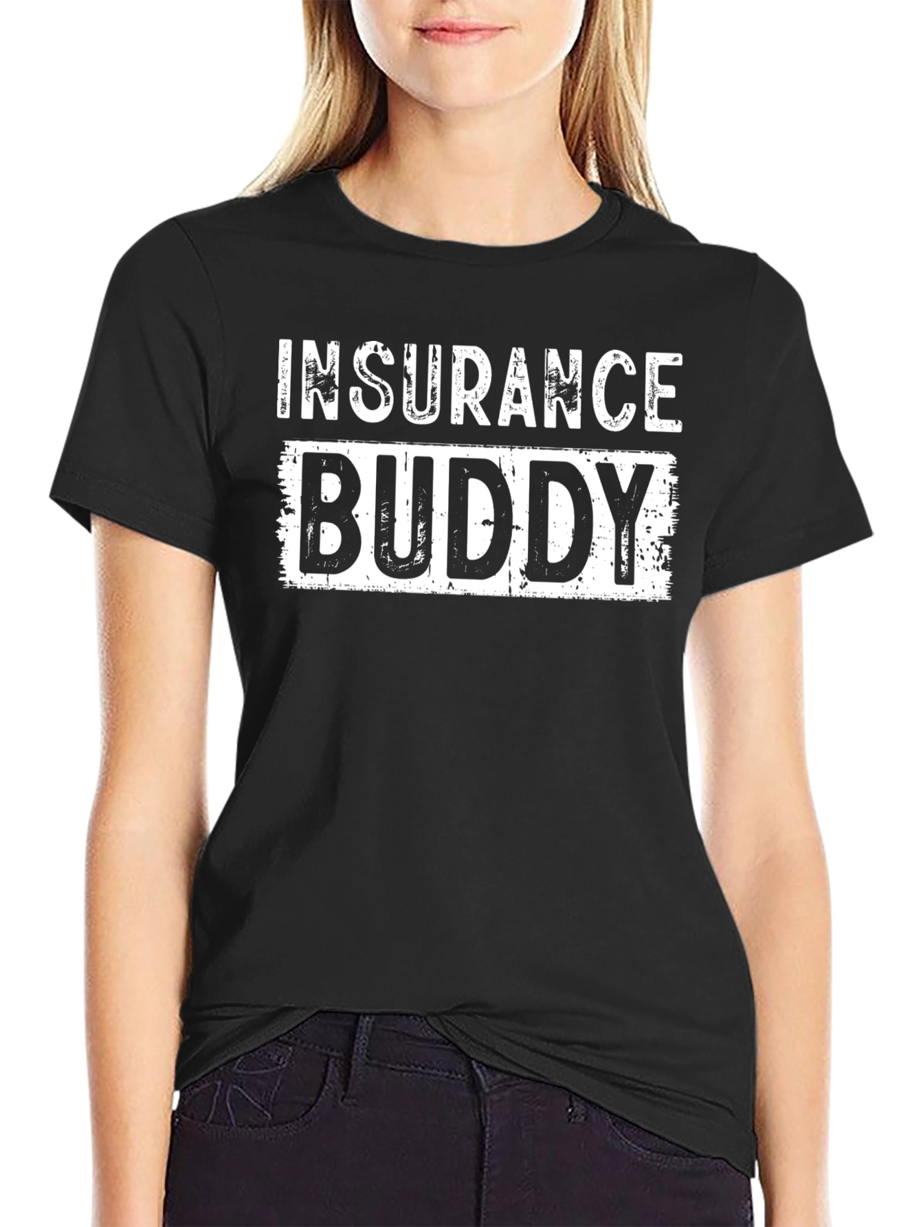 Insurance Buddy Black T-Shirt