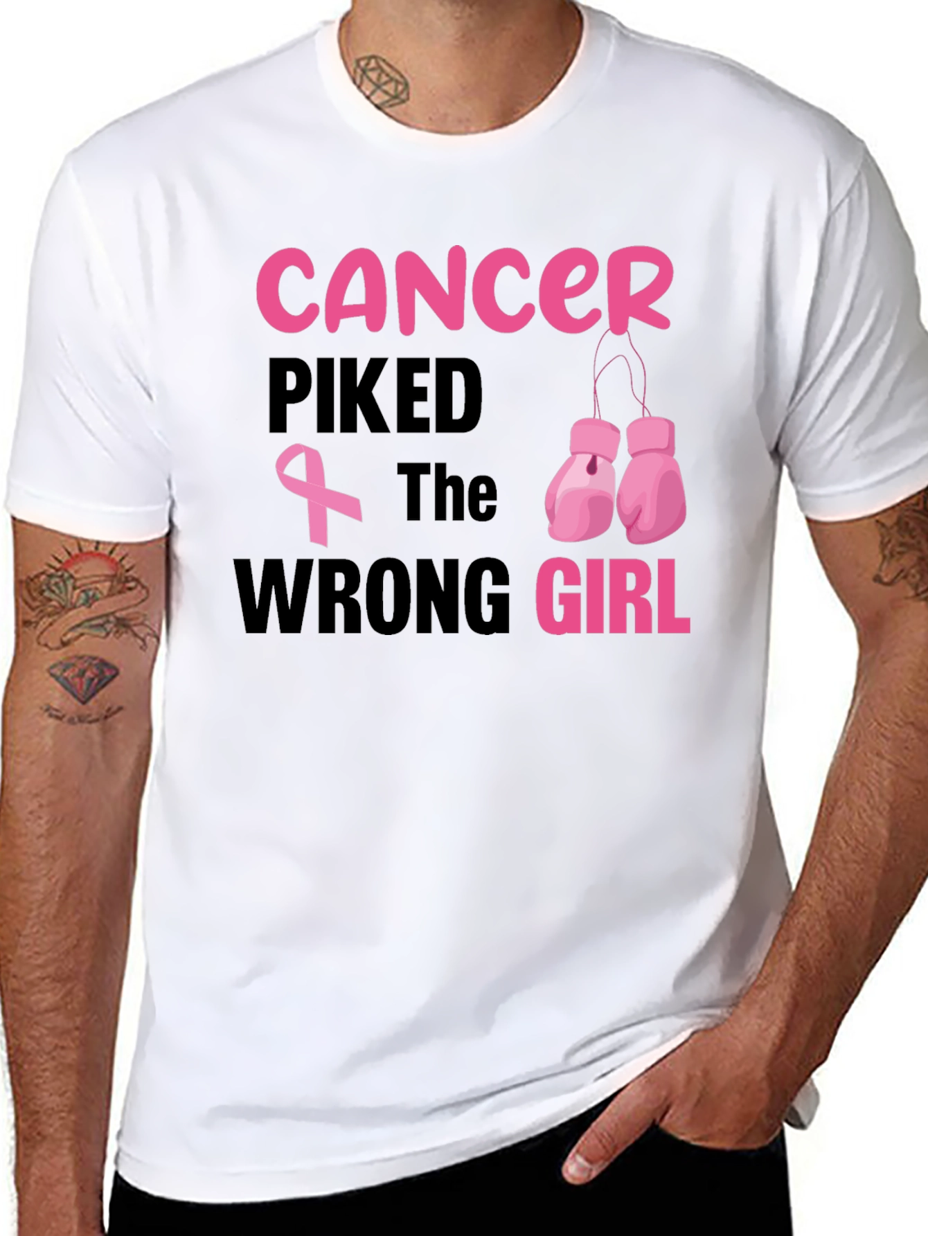 Cancer Picked the Wrong Girl T-Shirt