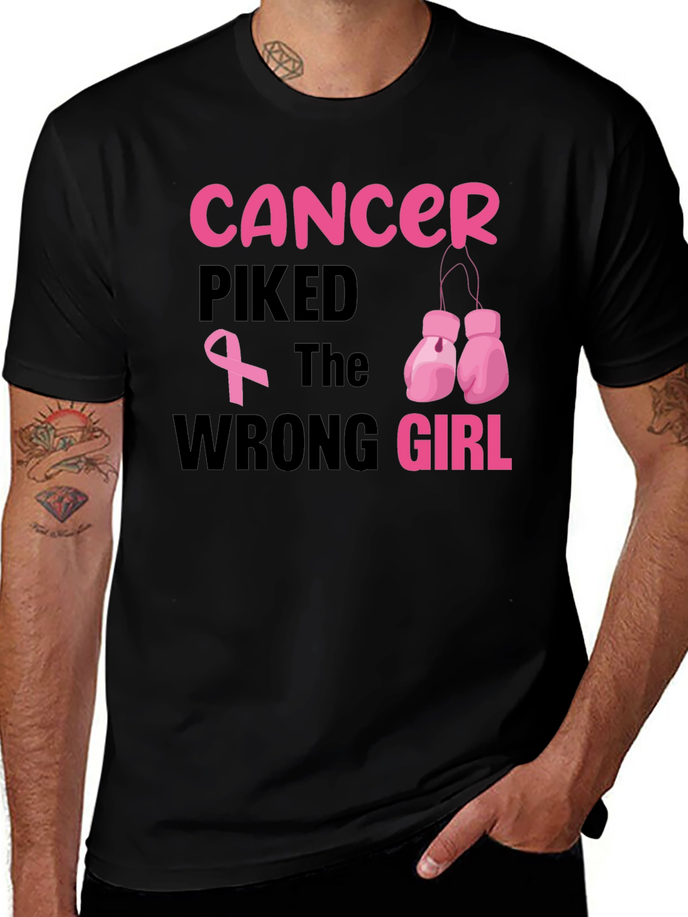 Cancer Picked the Wrong Girl T-Shirt