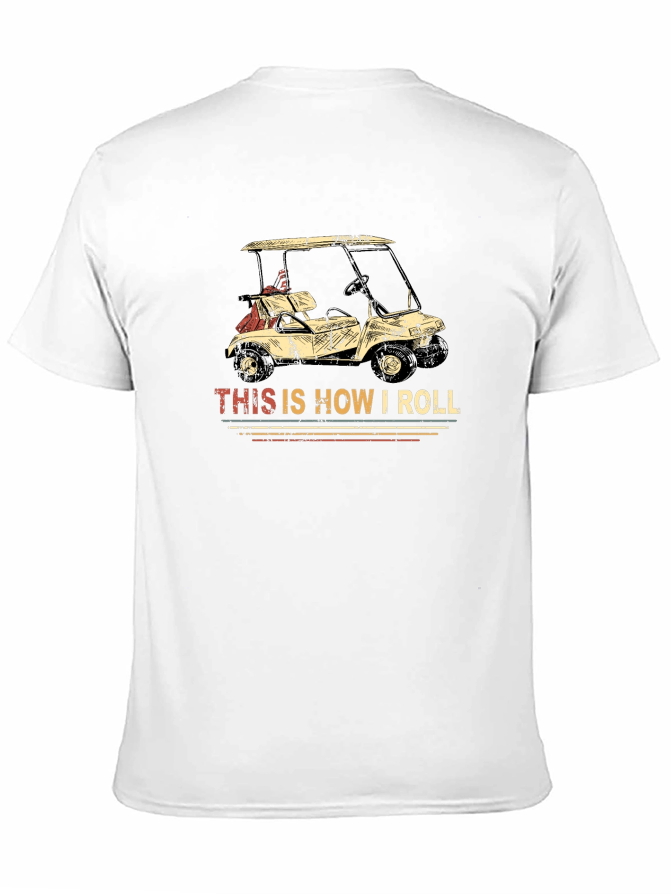 This Is How I Roll Funny Golf Cart T-Shirt