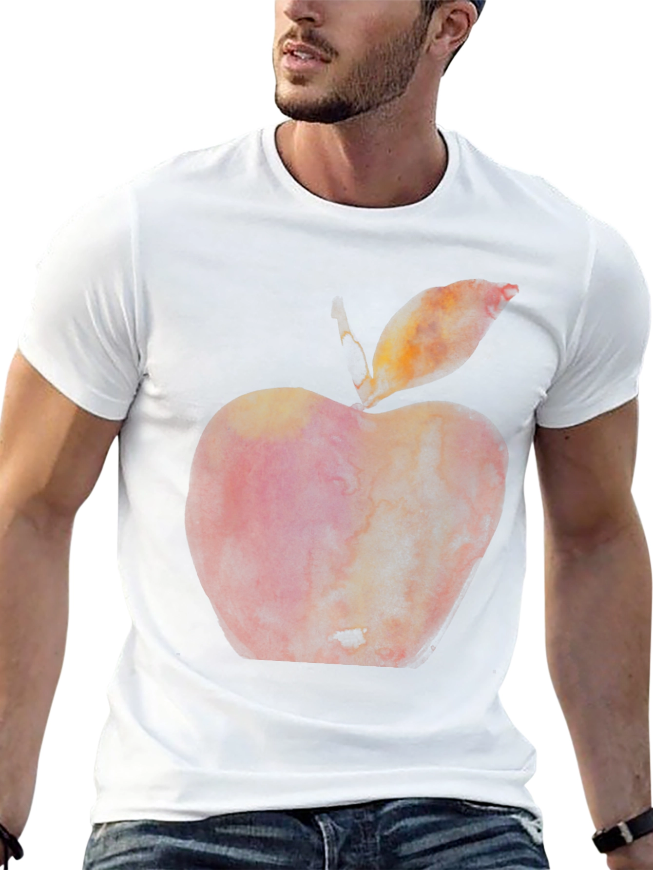 Apple Graphic Black T-Shirt