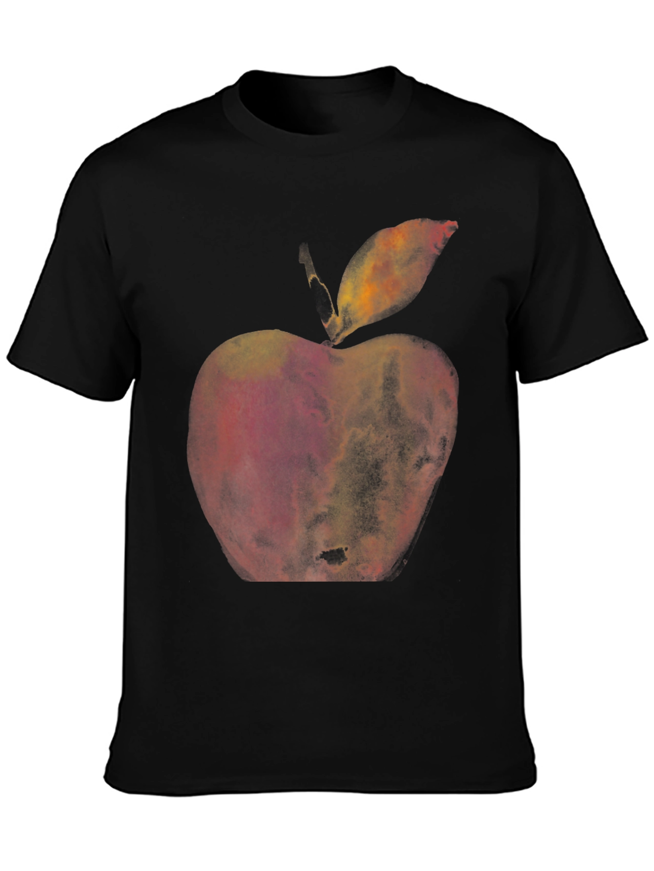 Apple Graphic Black T-Shirt