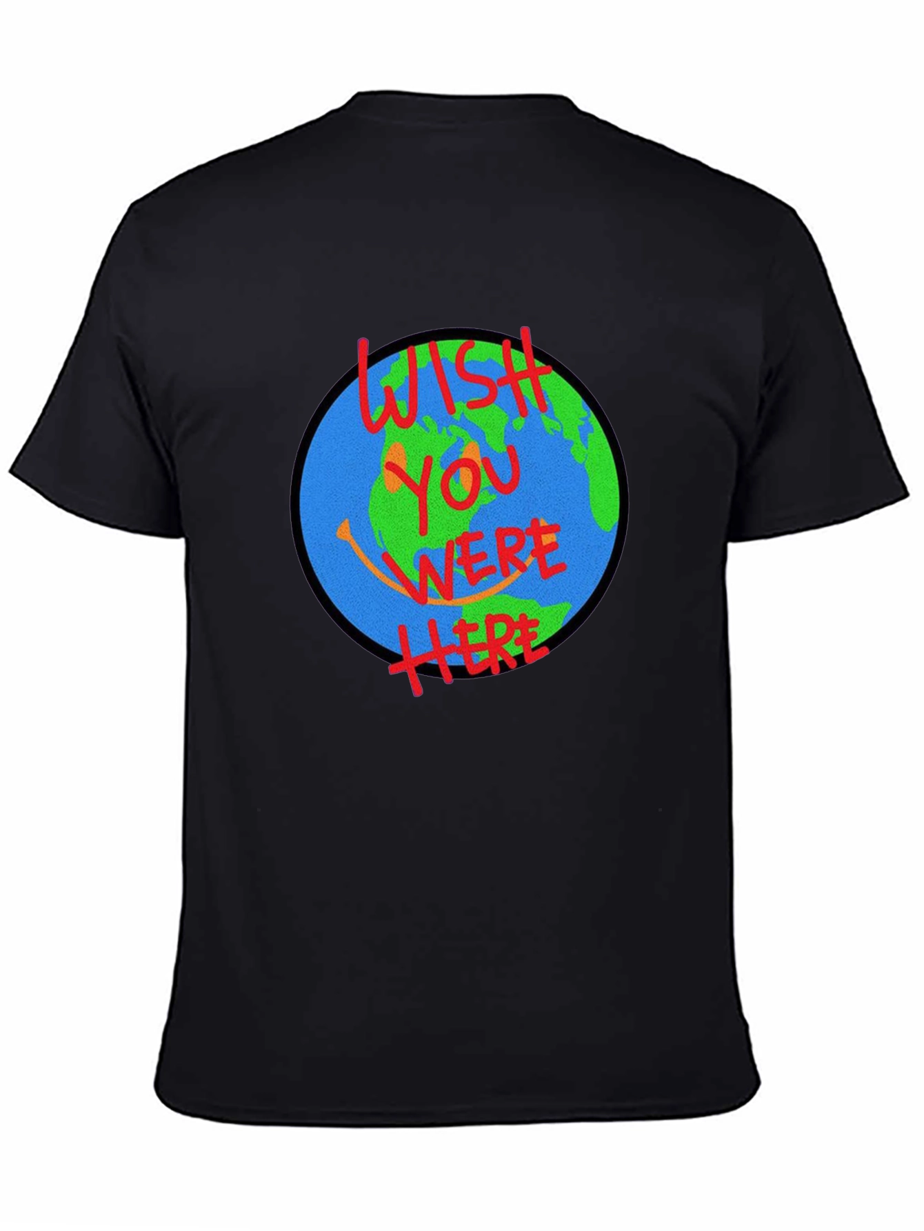 Wish You Were Here Earth Graphic T-Shirt