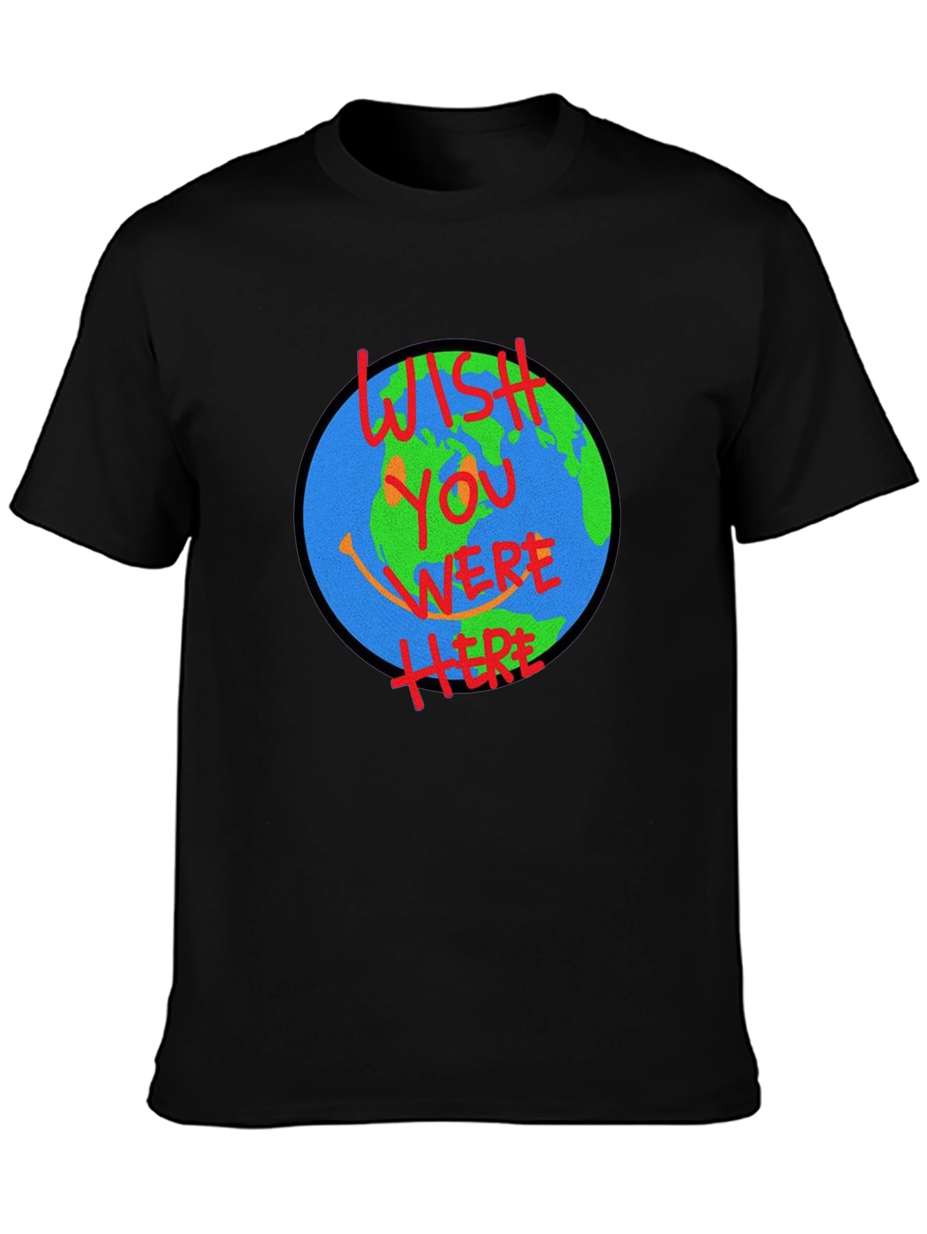 Wish You Were Here Earth Graphic T-Shirt