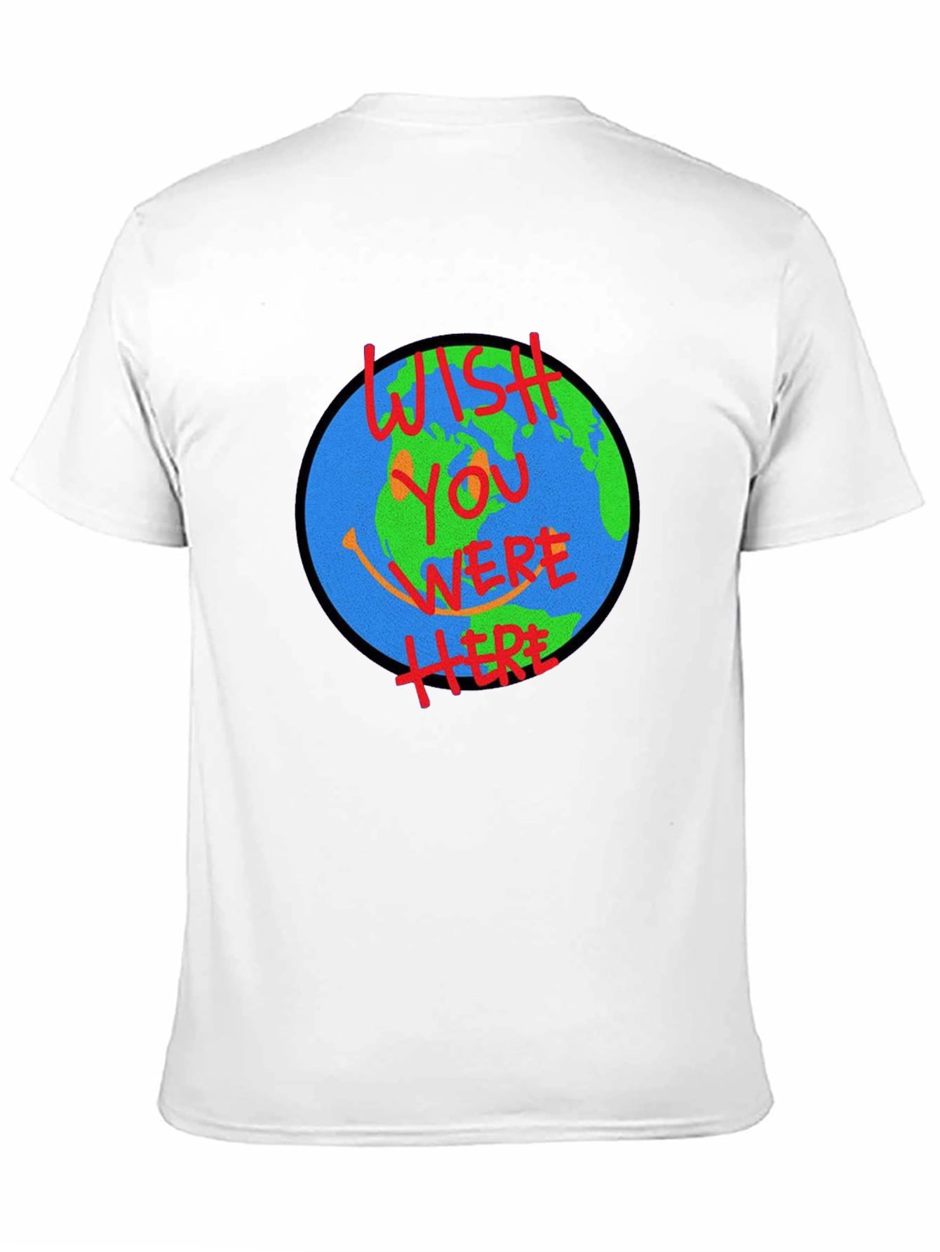 Wish You Were Here Earth Graphic T-Shirt