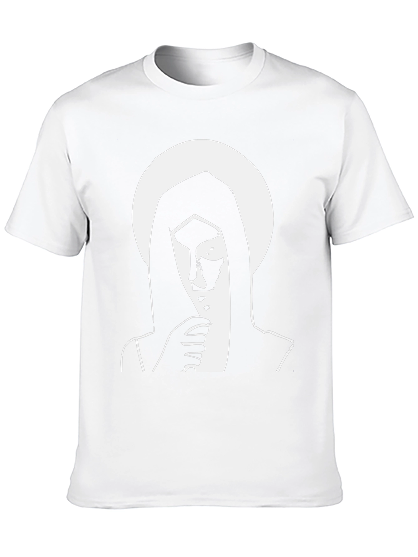 Black T-Shirt with Graphic Print