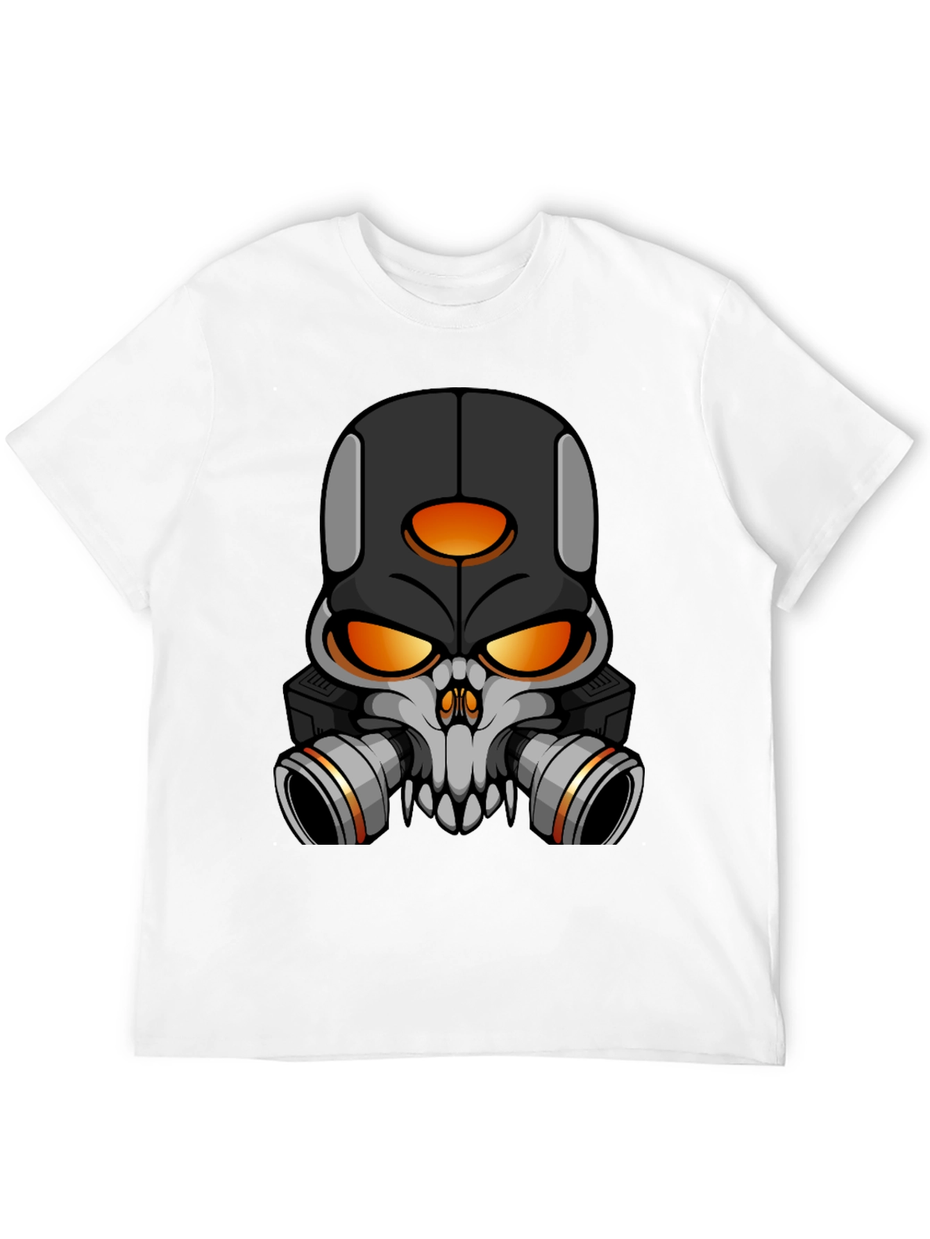 Skull Gas Mask Graphic T-Shirt - Bold Streetwear Style