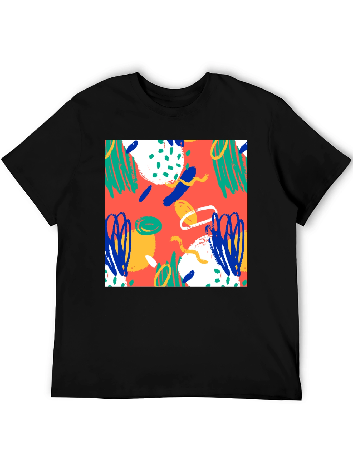 Abstract Art Tee - Modern Graphic Print T-Shirt