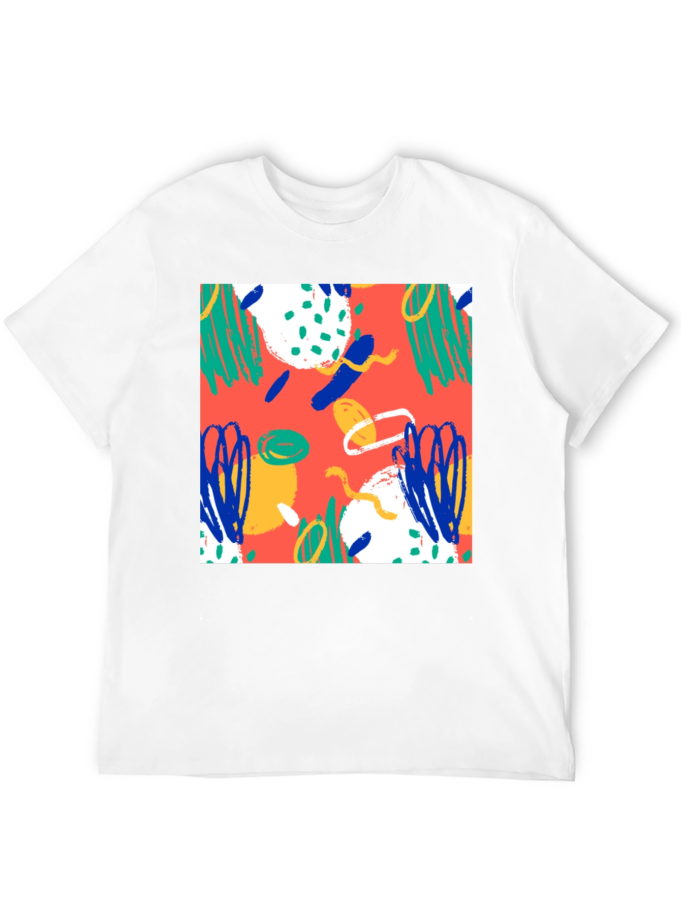 Abstract Art Tee - Modern Graphic Print T-Shirt
