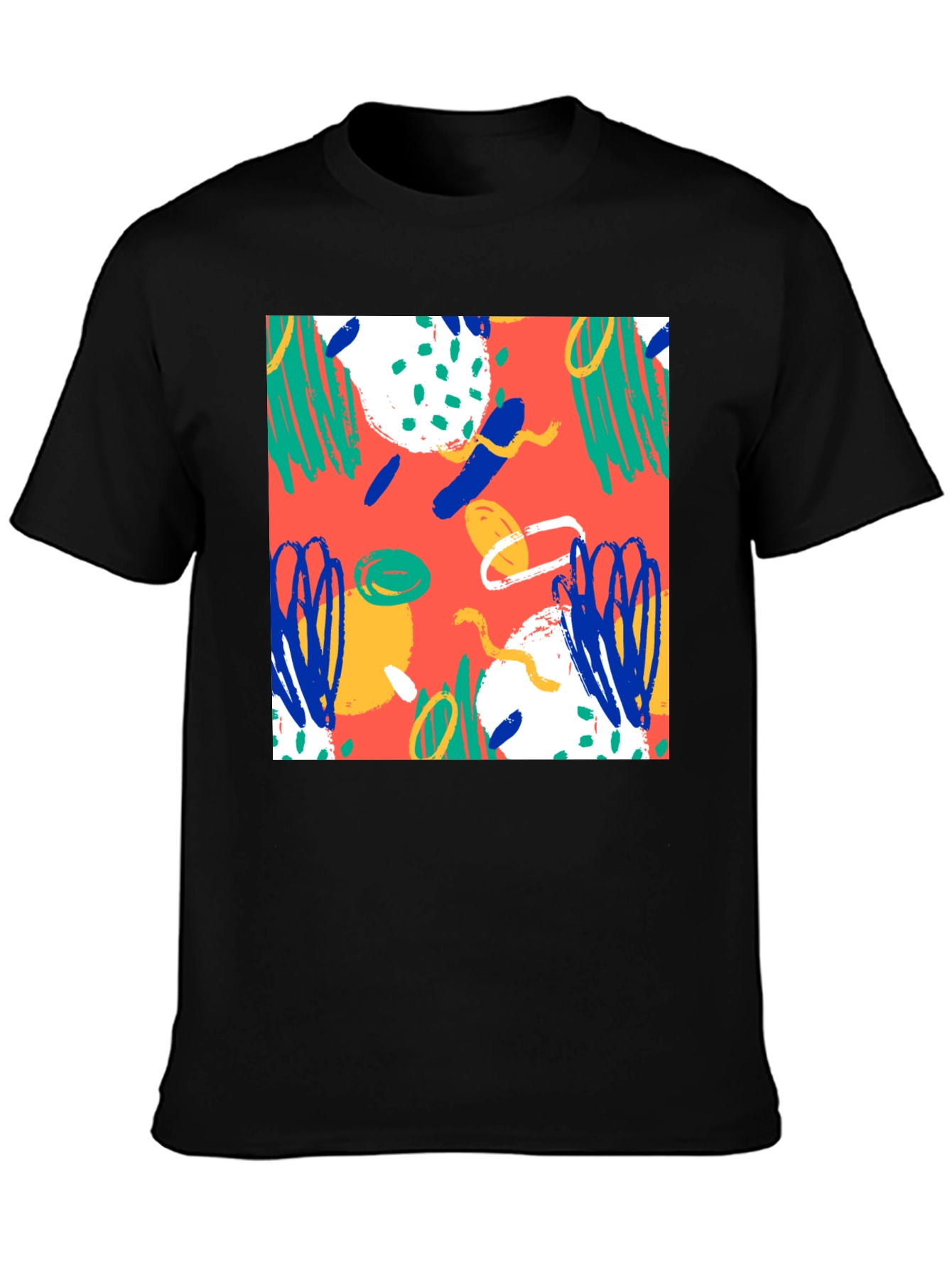 Abstract Art Tee - Modern Graphic Print T-Shirt