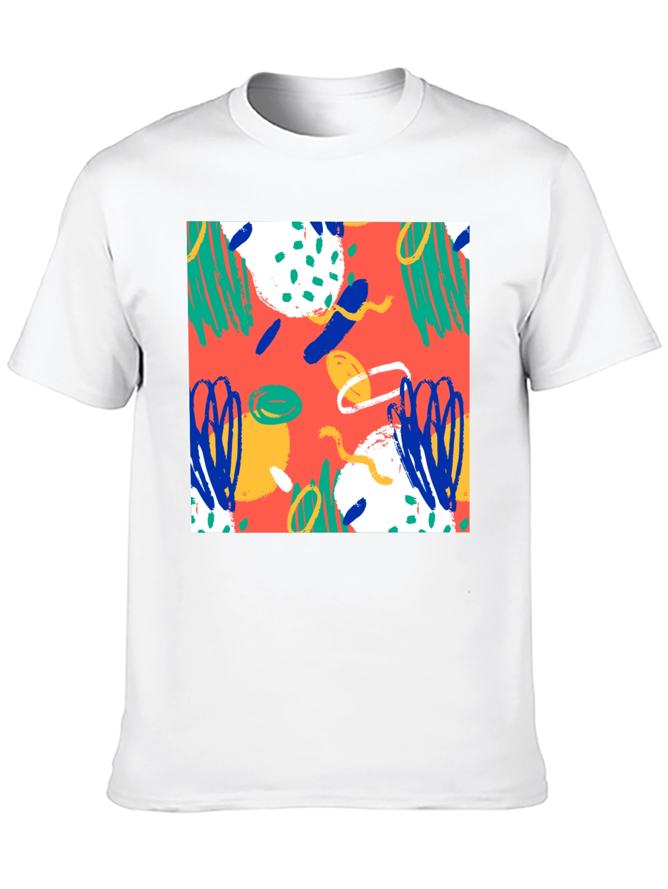 Abstract Art Tee - Modern Graphic Print T-Shirt