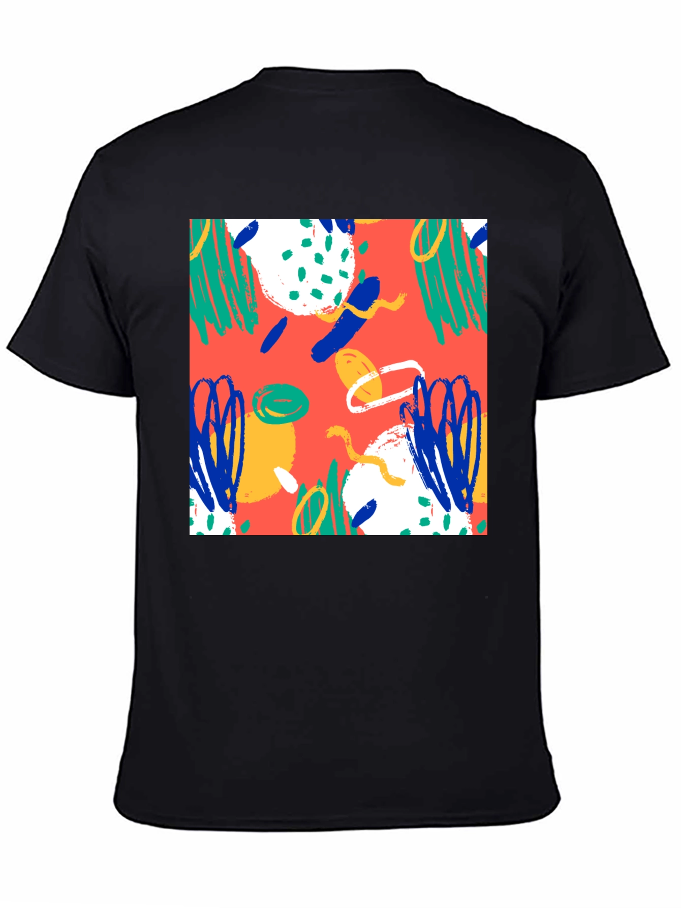 Abstract Art Tee - Modern Graphic Print T-Shirt