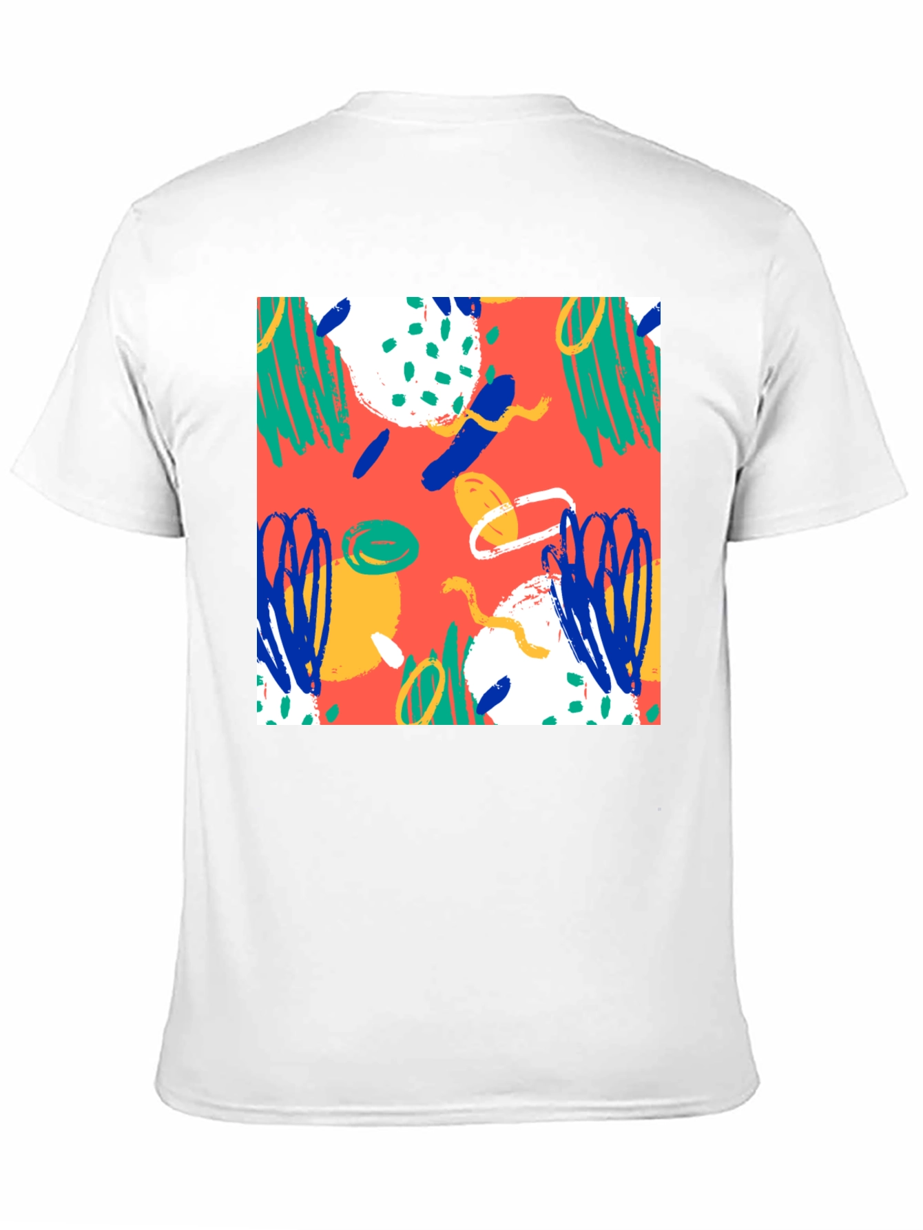 Abstract Art Tee - Modern Graphic Print T-Shirt