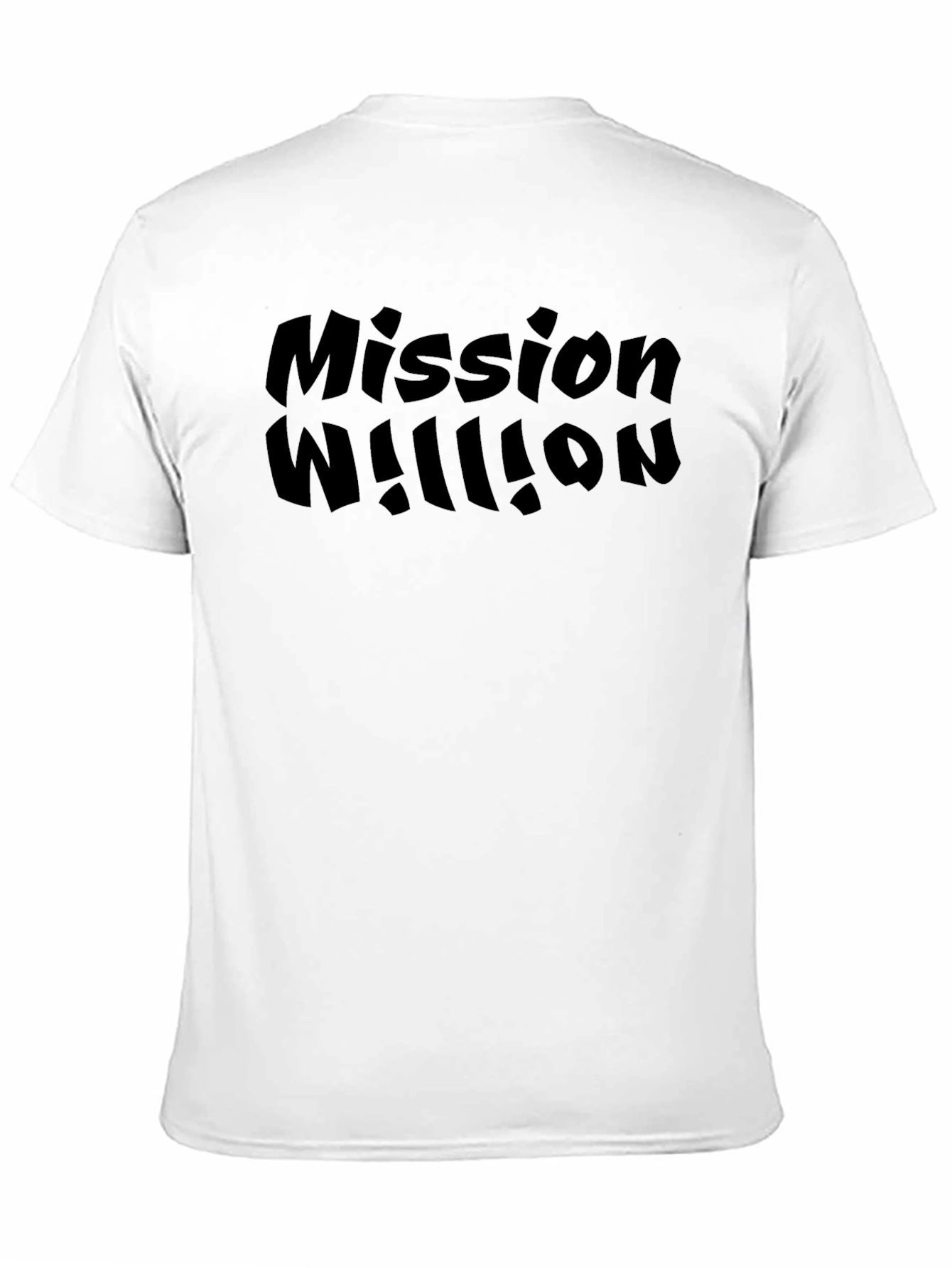 Mission Million Black T-Shirt