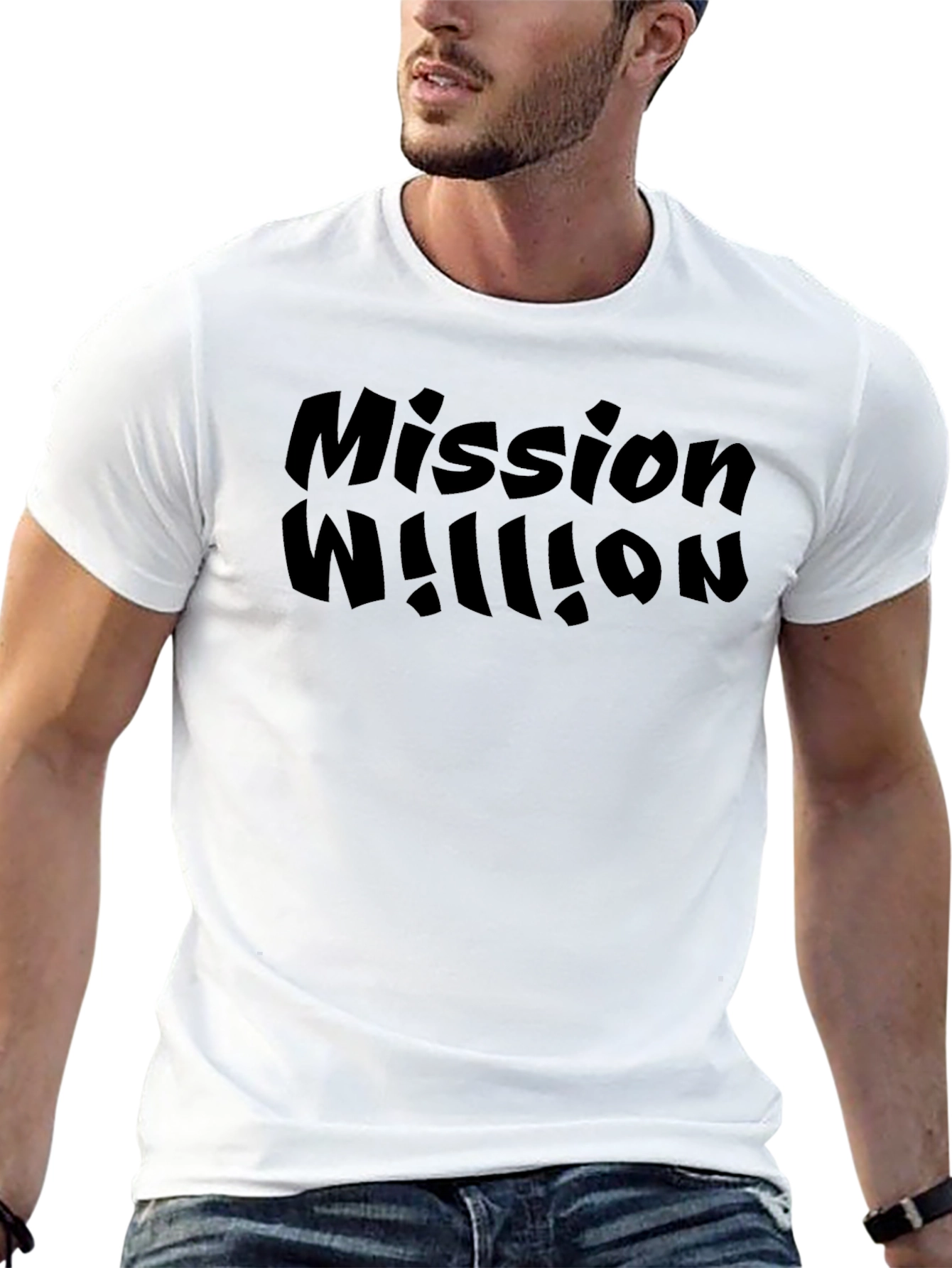 Mission Million Black T-Shirt