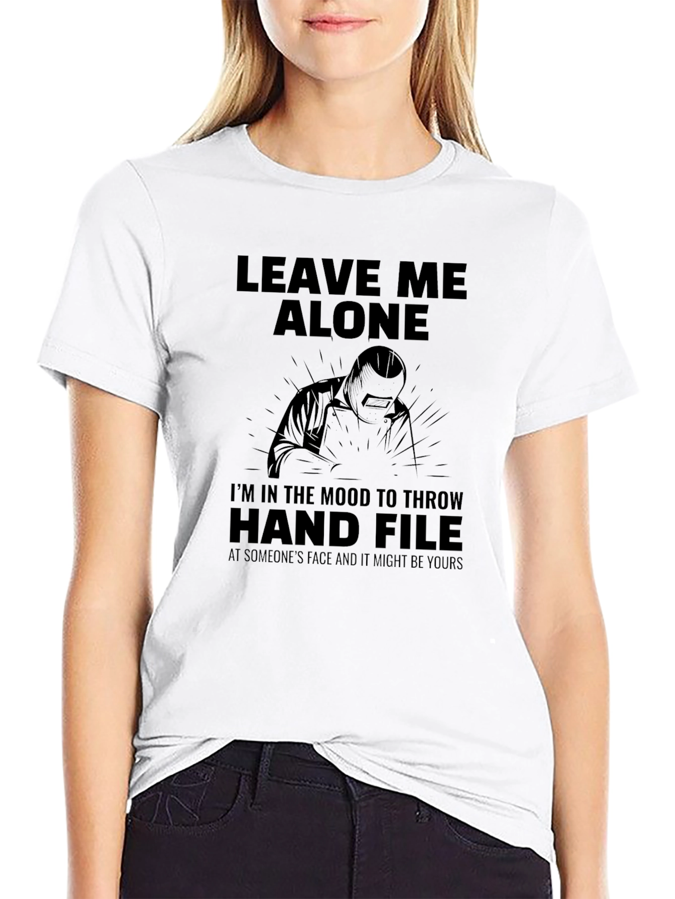 Leave Me Alone Welder T-Shirt