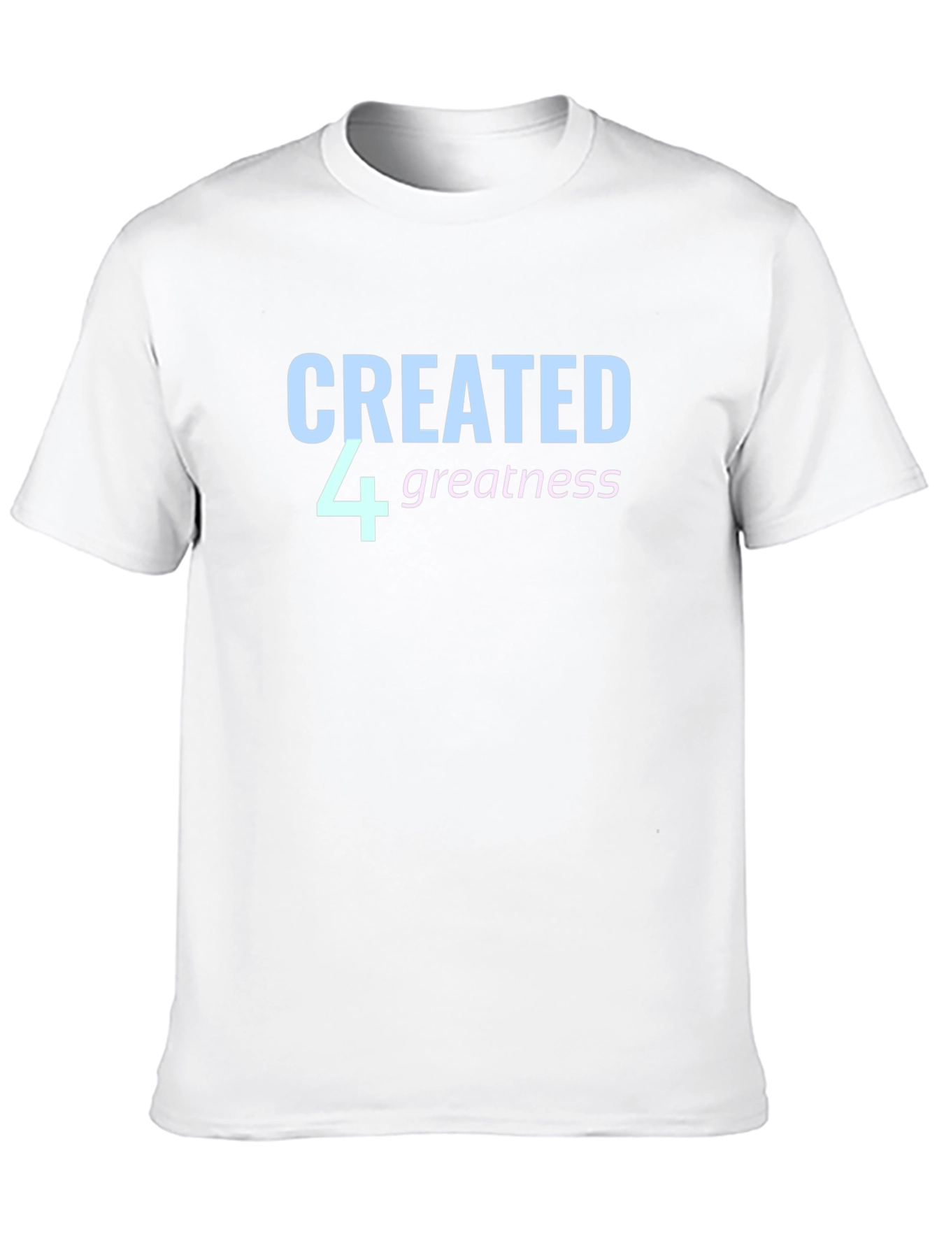 Created 4 Greatness Black T-Shirt