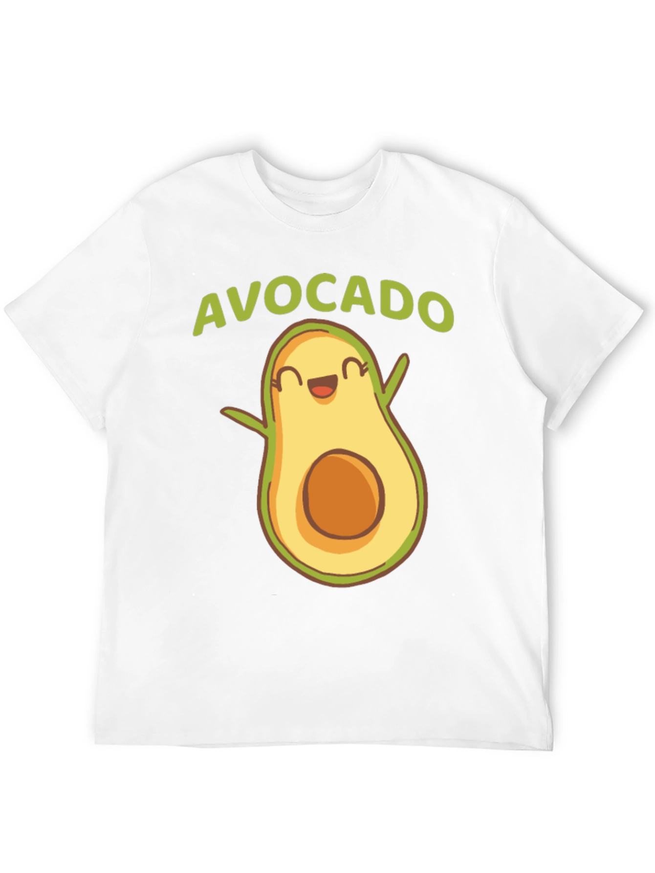 Cute Avocado Graphic Tee - Fun Foodie T-Shirt