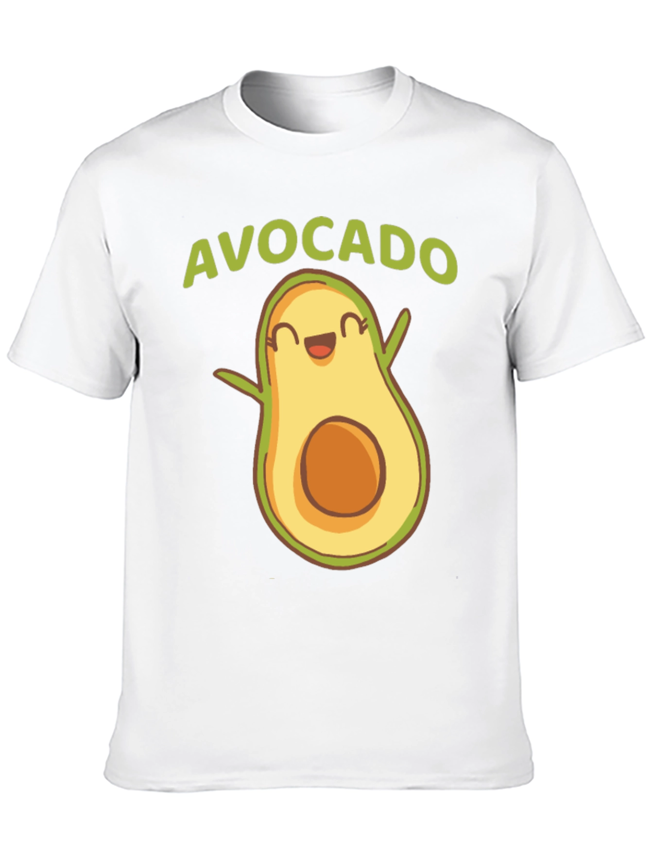Cute Avocado Graphic Tee - Fun Foodie T-Shirt