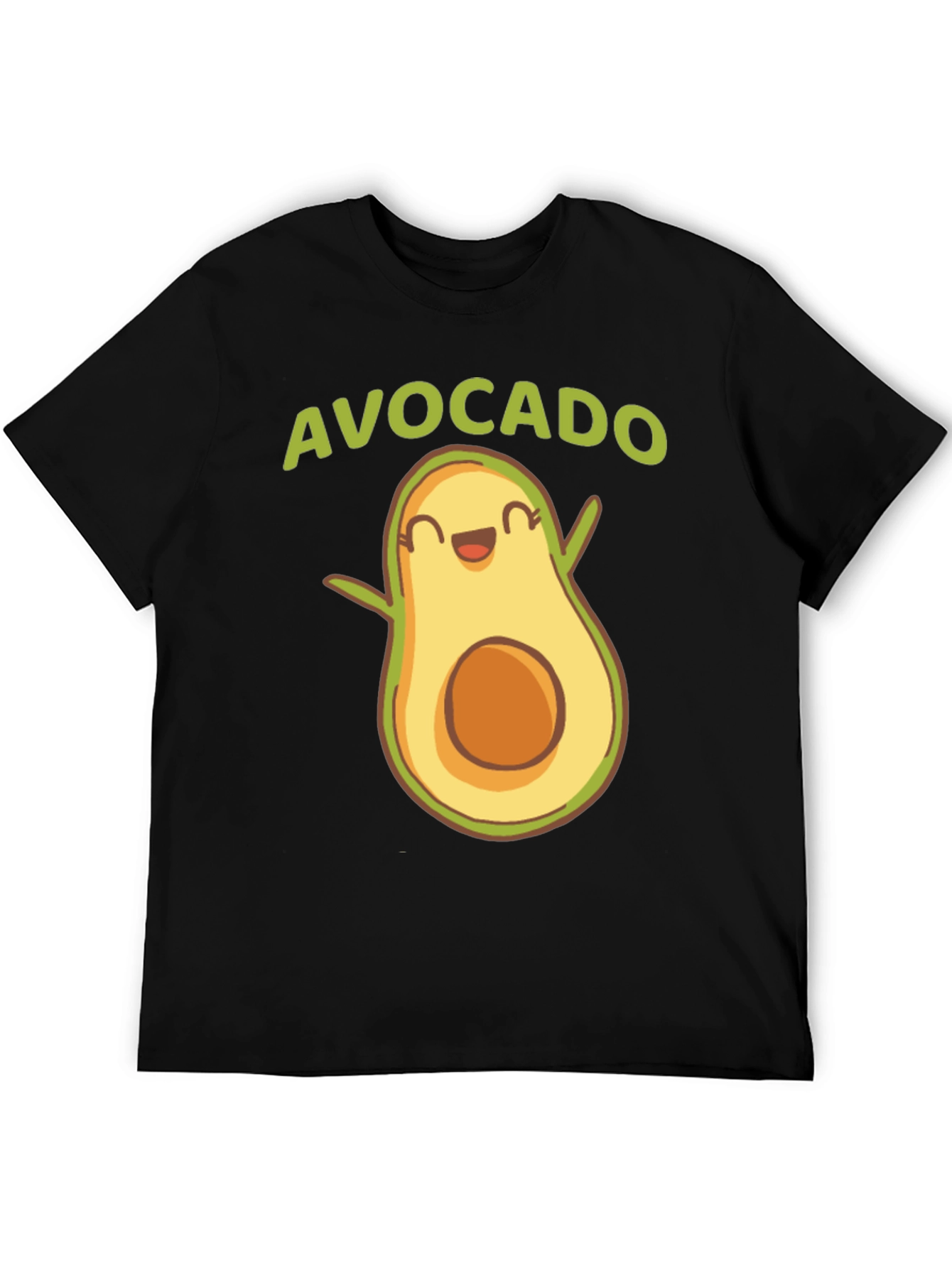 Cute Avocado Graphic Tee - Fun Foodie T-Shirt