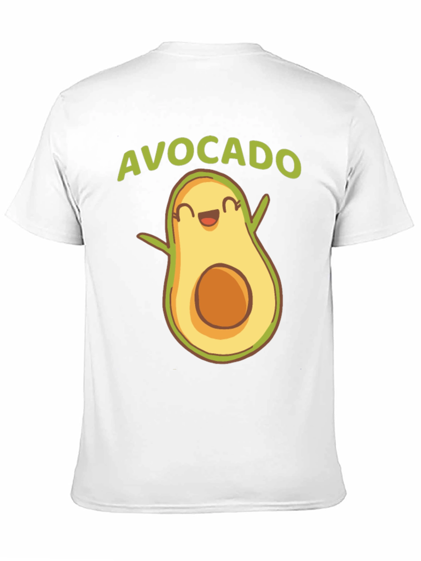 Cute Avocado Graphic Tee - Fun Foodie T-Shirt