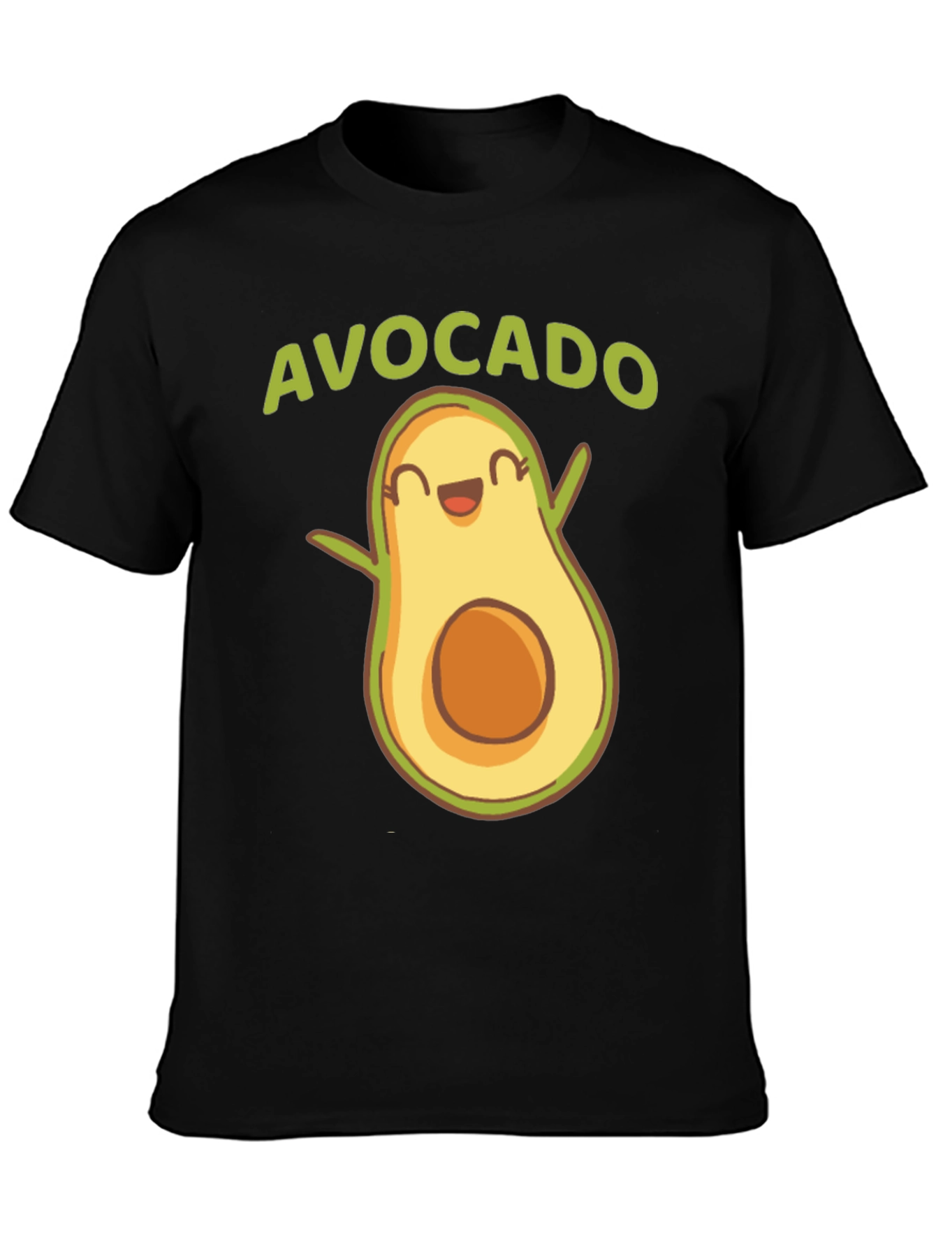 Cute Avocado Graphic Tee - Fun Foodie T-Shirt