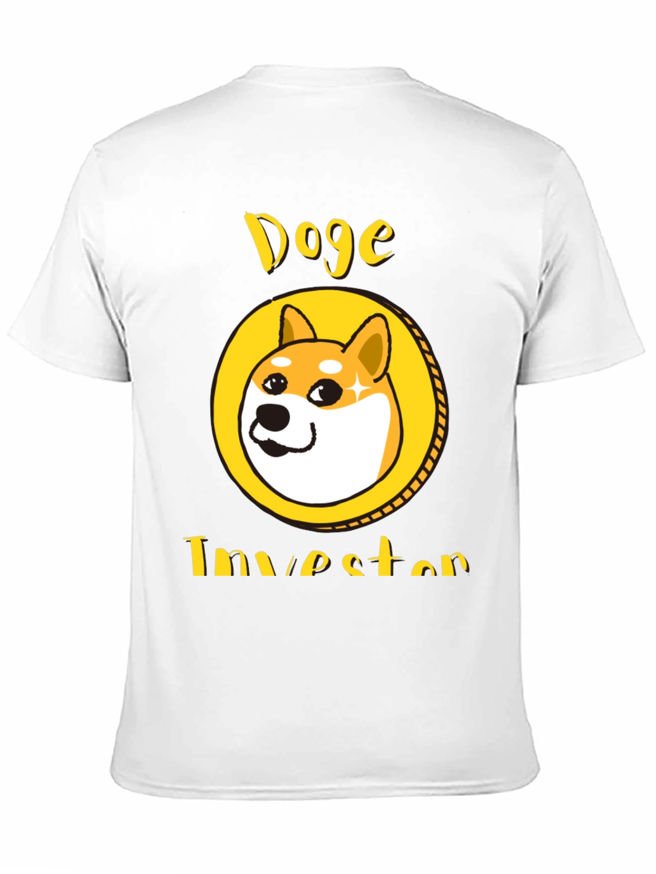 Doge Investor Black T-Shirt - Meme Crypto Tee