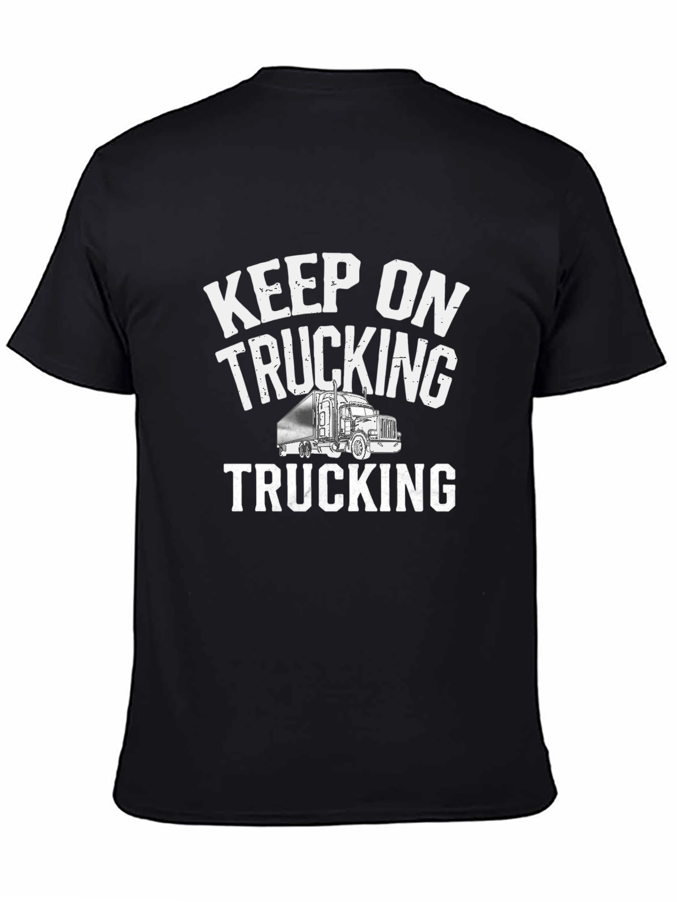 Keep On Trucking Graphic Tee - Black