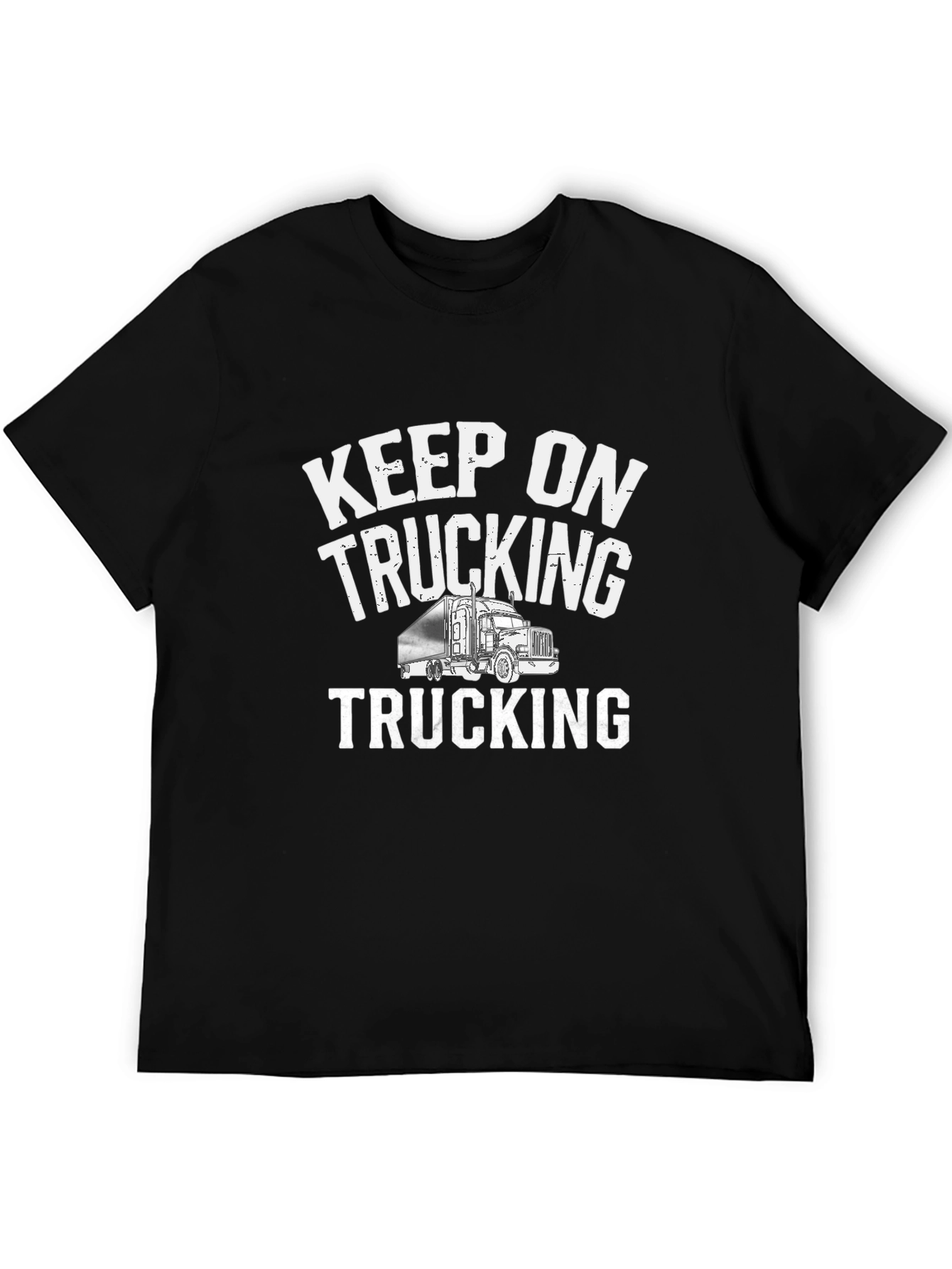 Keep On Trucking Graphic Tee - Black