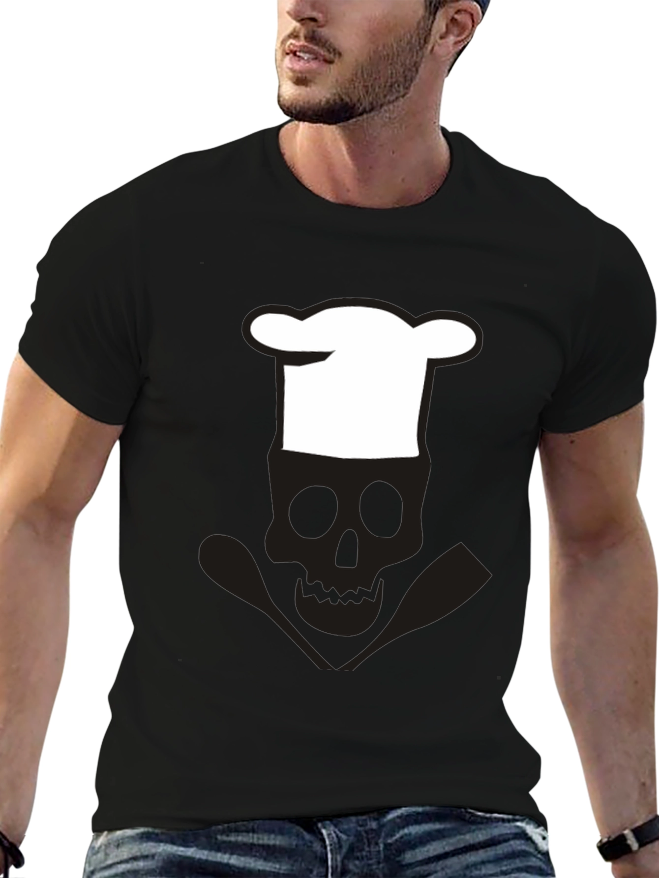 Chef Skull T-Shirt - Culinary Pirate Tee