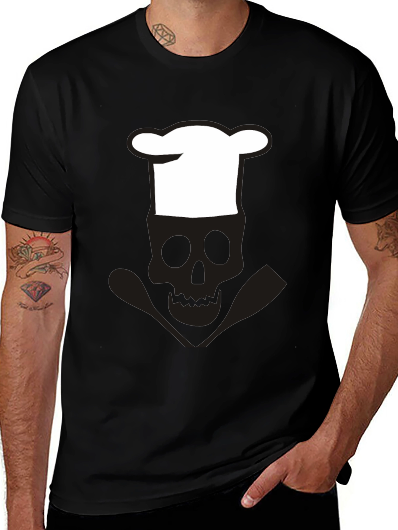 Chef Skull T-Shirt - Culinary Pirate Tee