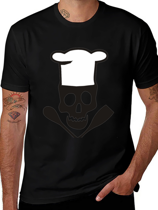 Chef Skull T-Shirt - Culinary Pirate Tee