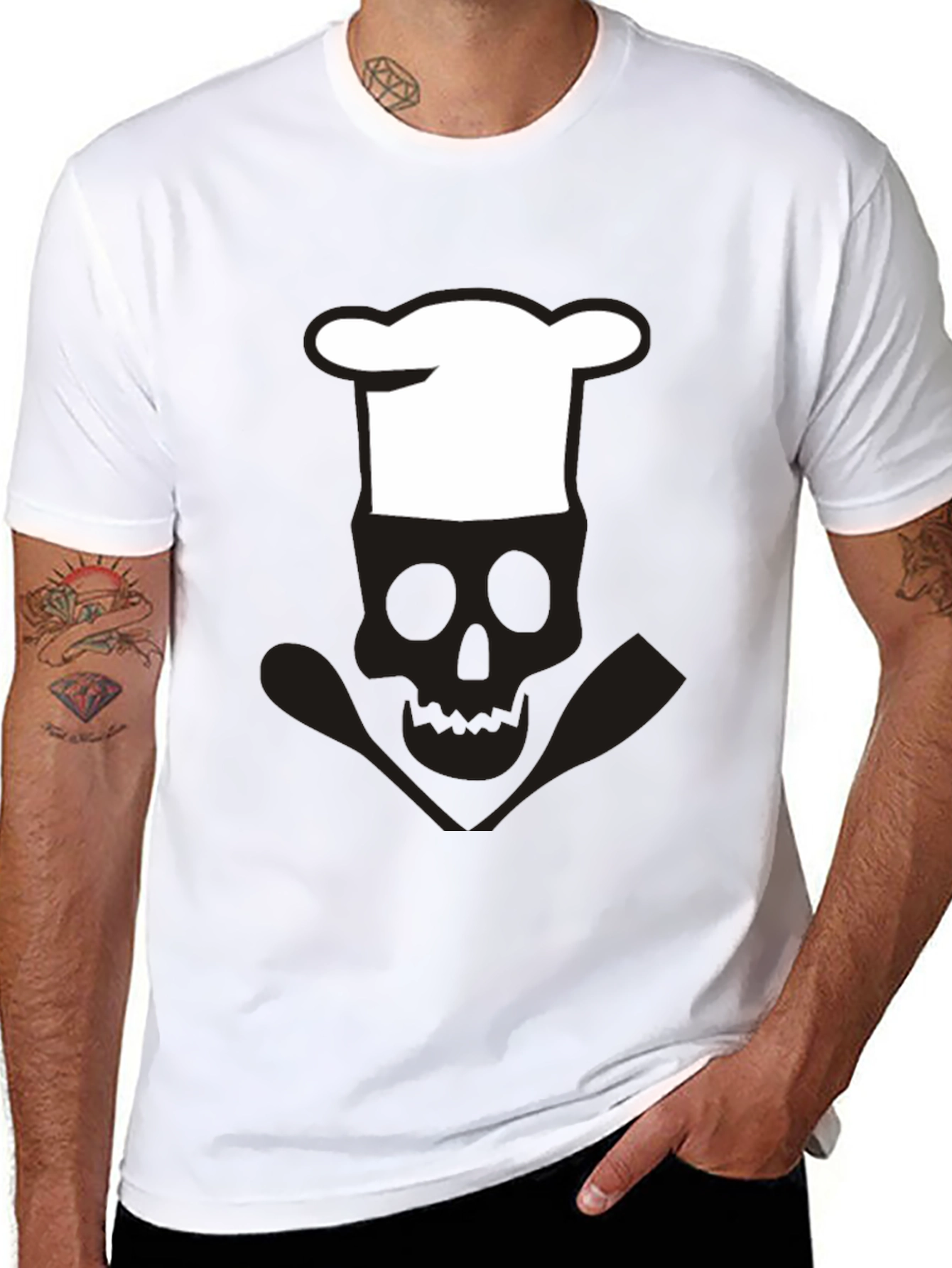 Chef Skull T-Shirt - Culinary Pirate Tee