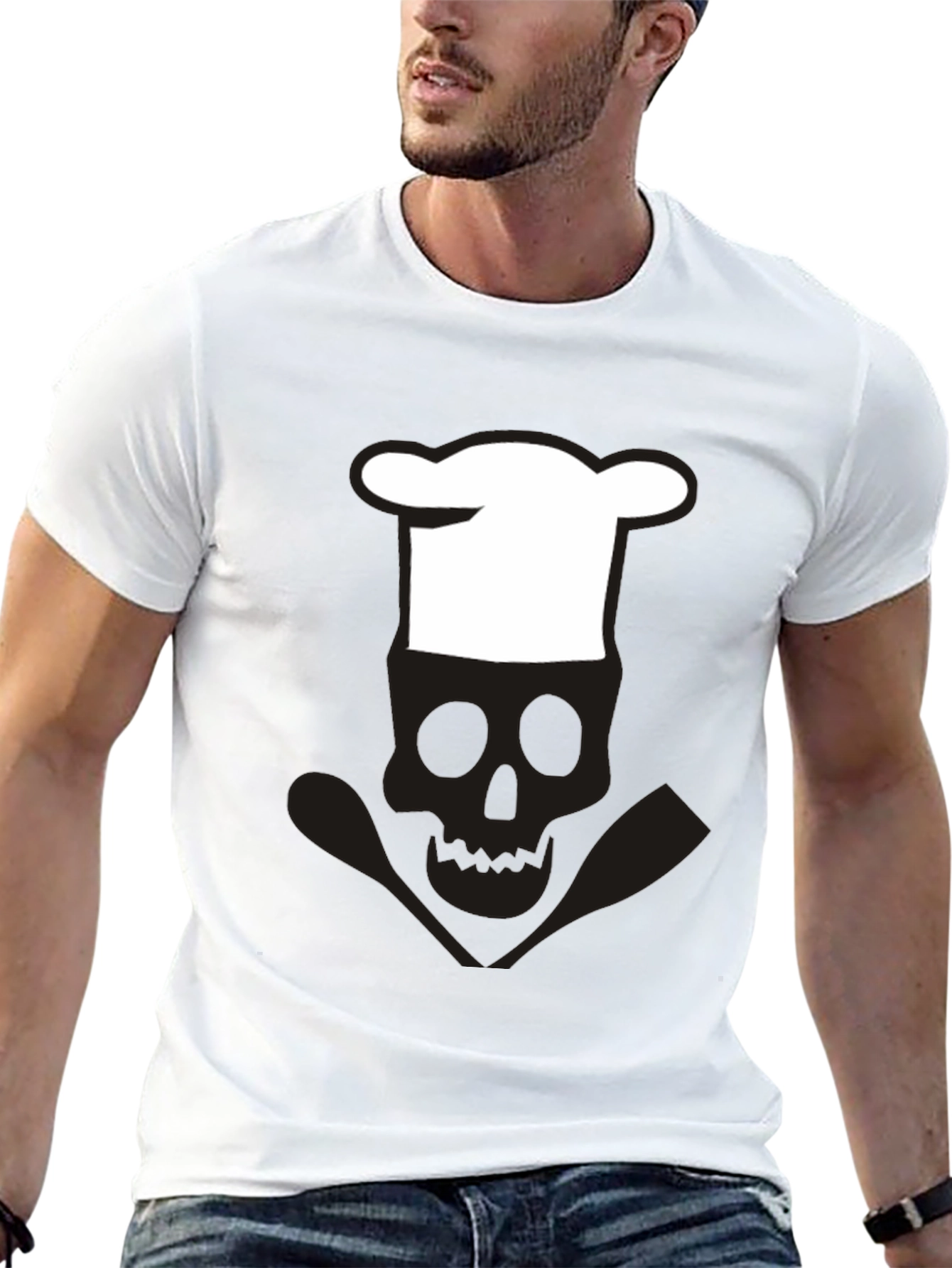 Chef Skull T-Shirt - Culinary Pirate Tee