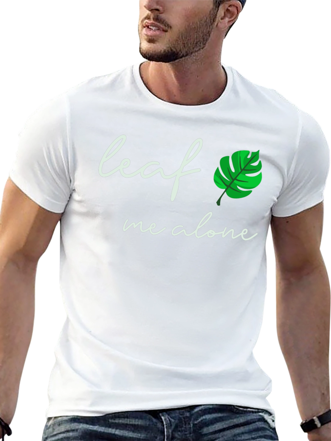 Leaf Me Alone T-Shirt - Funny Plant Lover Tee